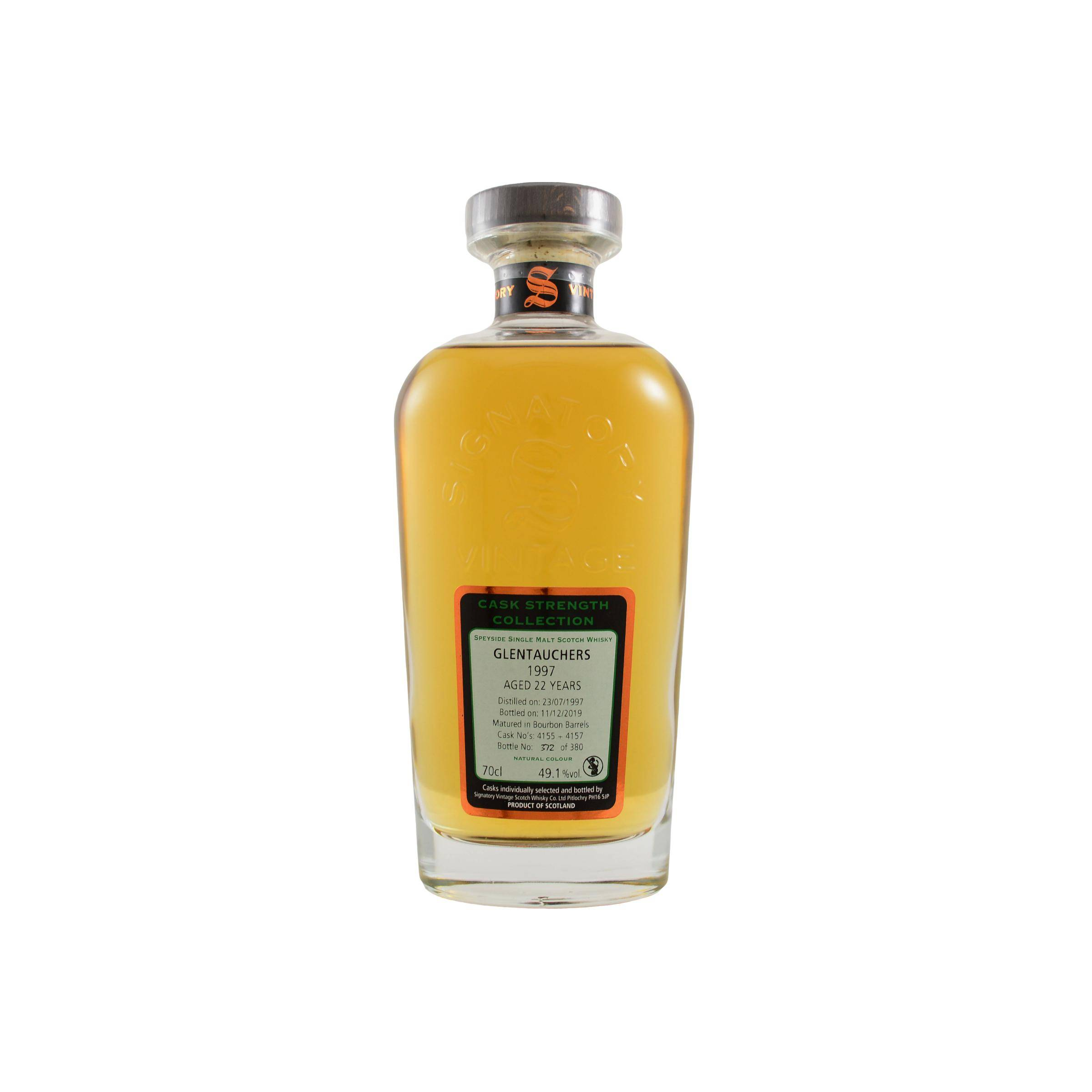 Glentauchers Cask Strength Collection 1997 22 Years Single Malt Whisky