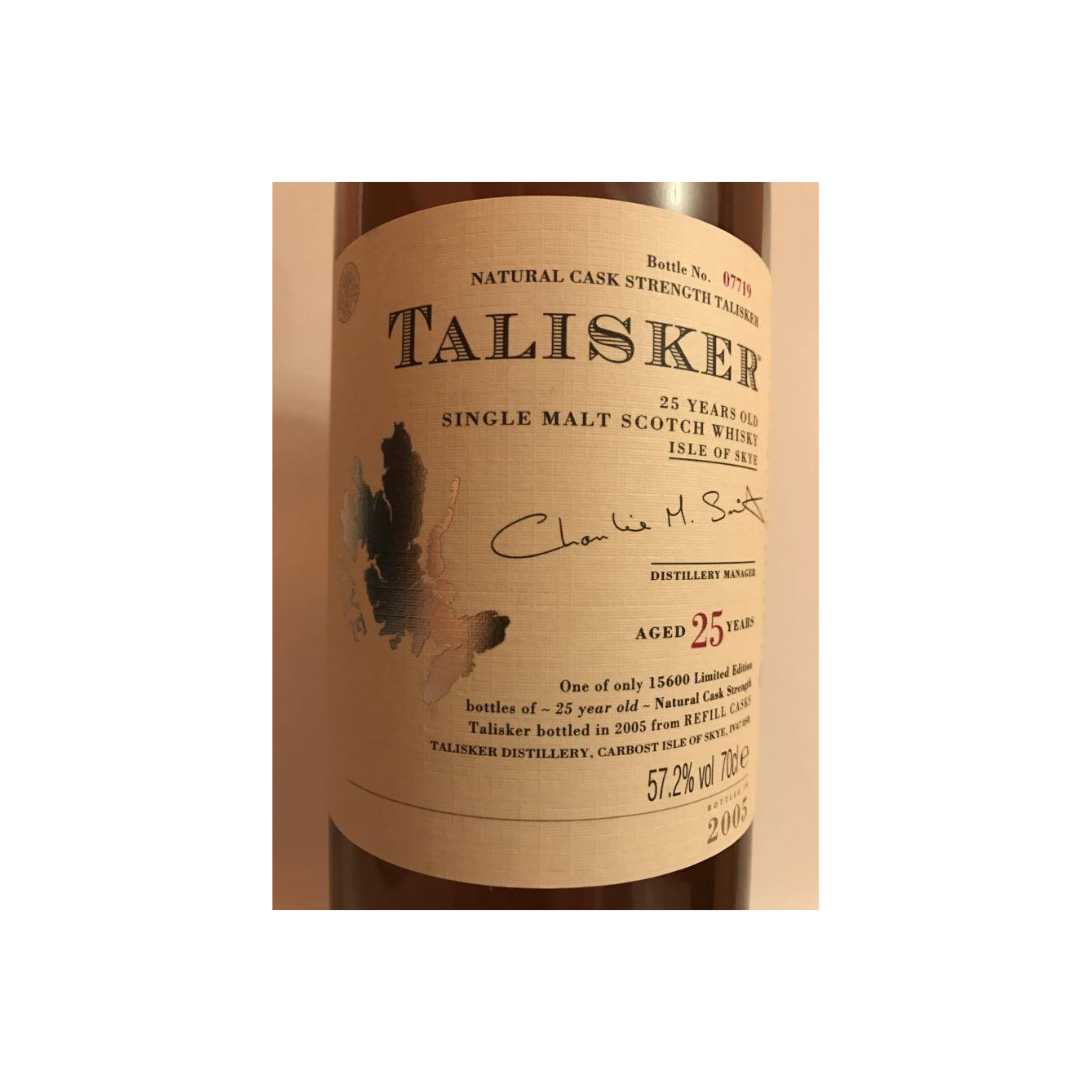 Talisker 25 Years Single Malt Whisky 3
