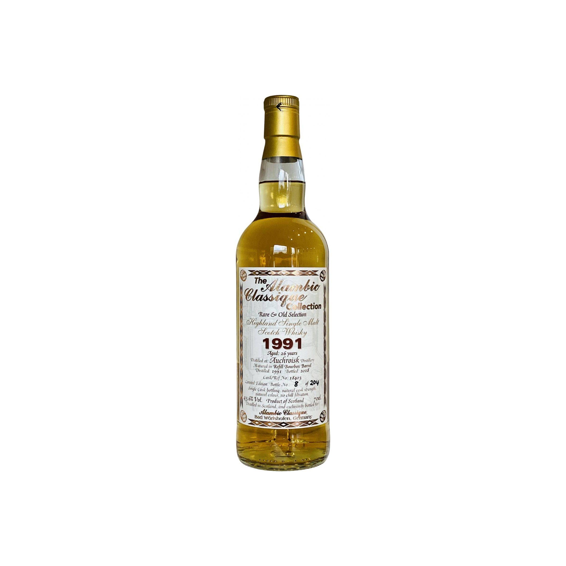 Auchroisk 1991 26 Years Single Malt Whisky
