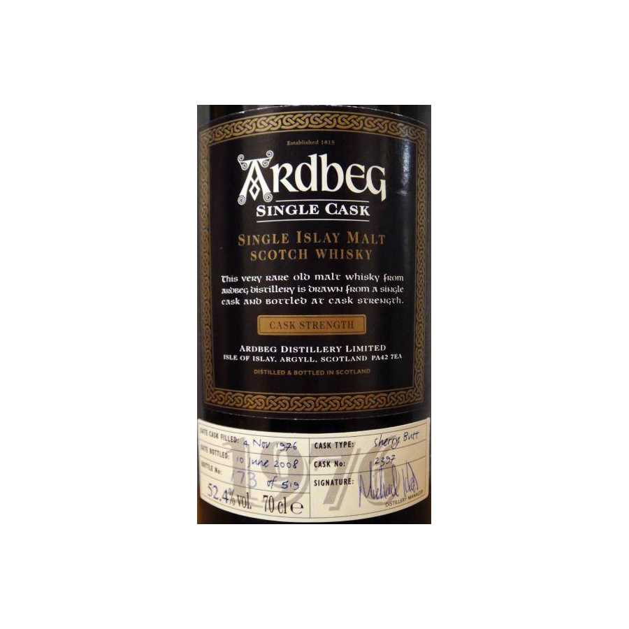 Ardbeg 1976 31 Years Single Malt Whisky 2