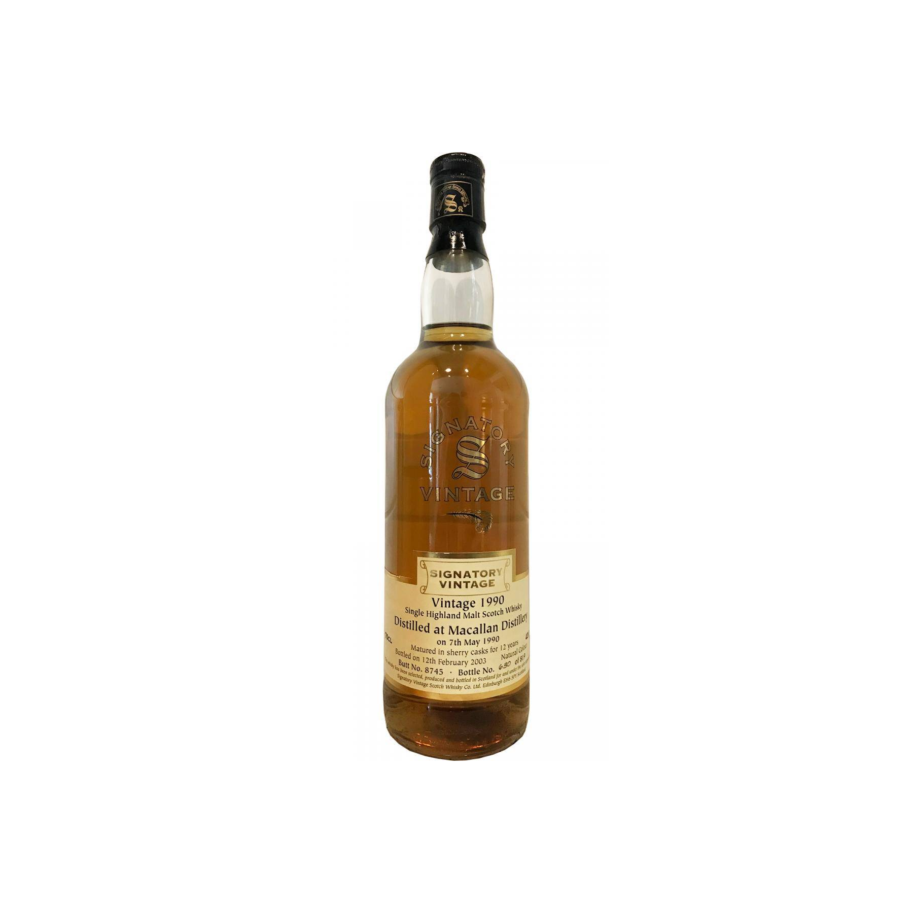 The Macallan Vintage Collection 1990 12 Years Single Malt Whisky