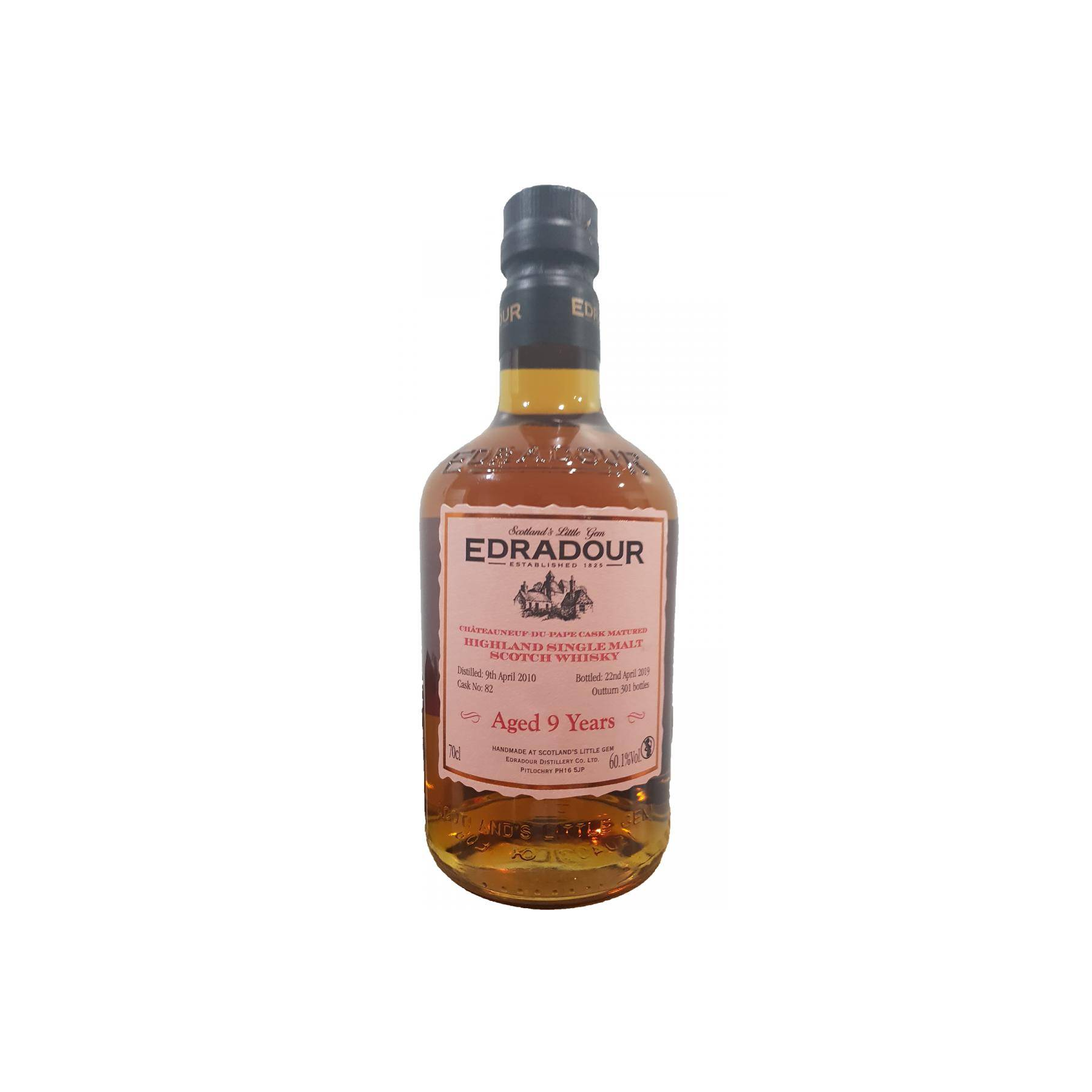 Edradour 2010 9 Years Single Malt Whisky