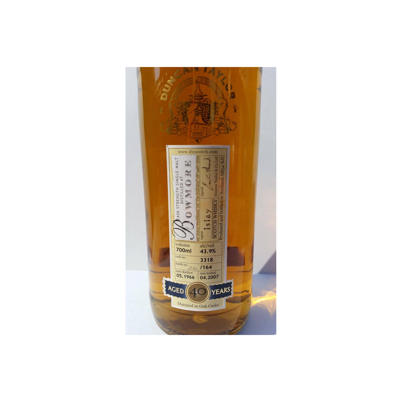 Bowmore Rare Auld 1966 40 Years Single Malt Whisky 2