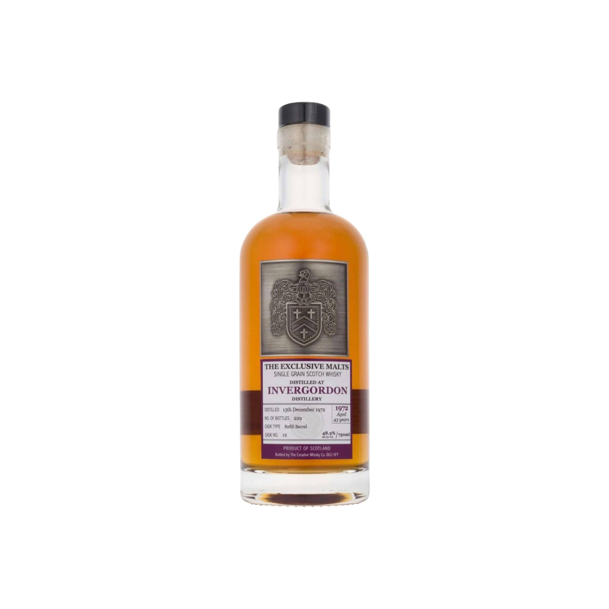 Invergordon 1972 43 Years Single Grain Whisky