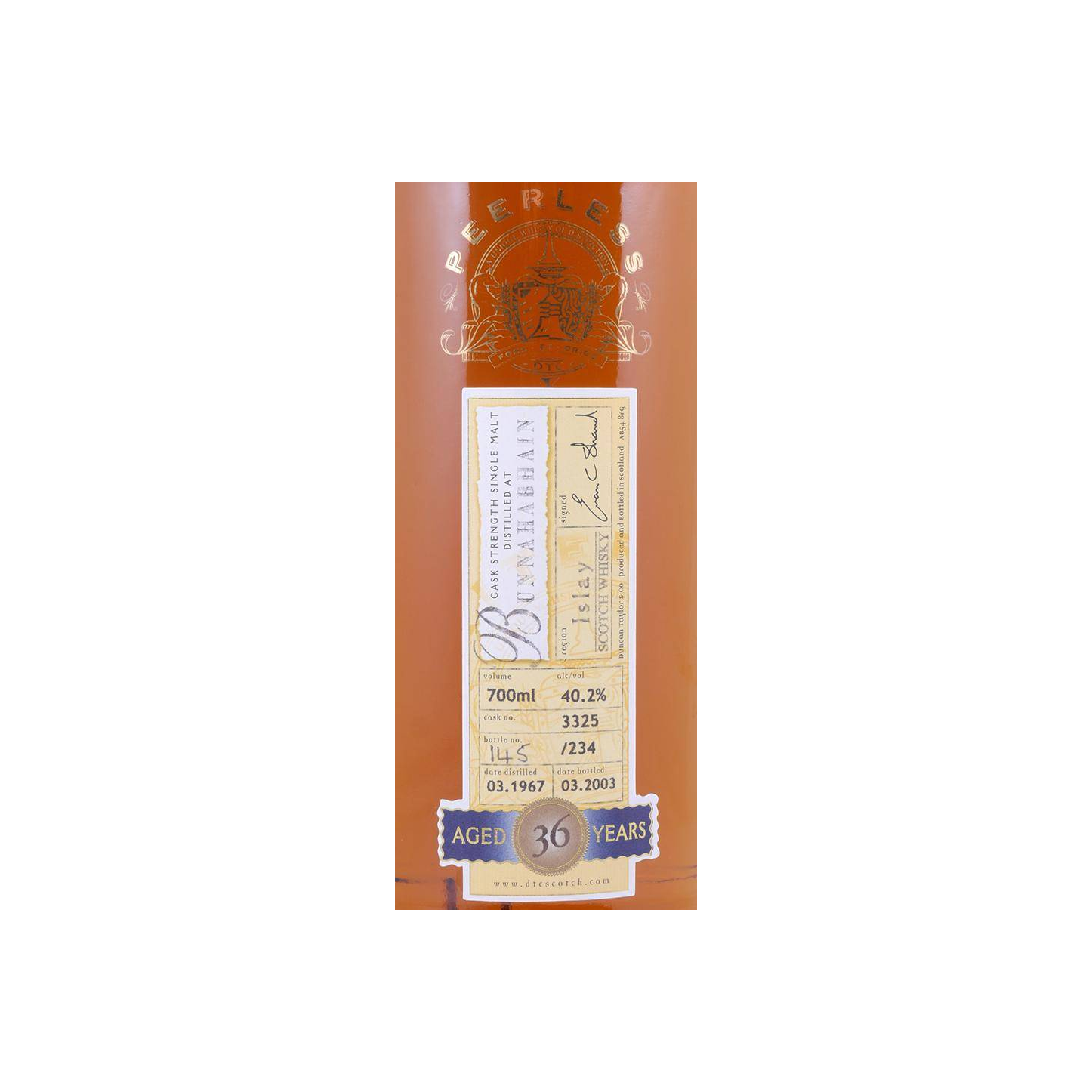 Bunnahabhain 1967 36 Years Single Malt Whisky 3