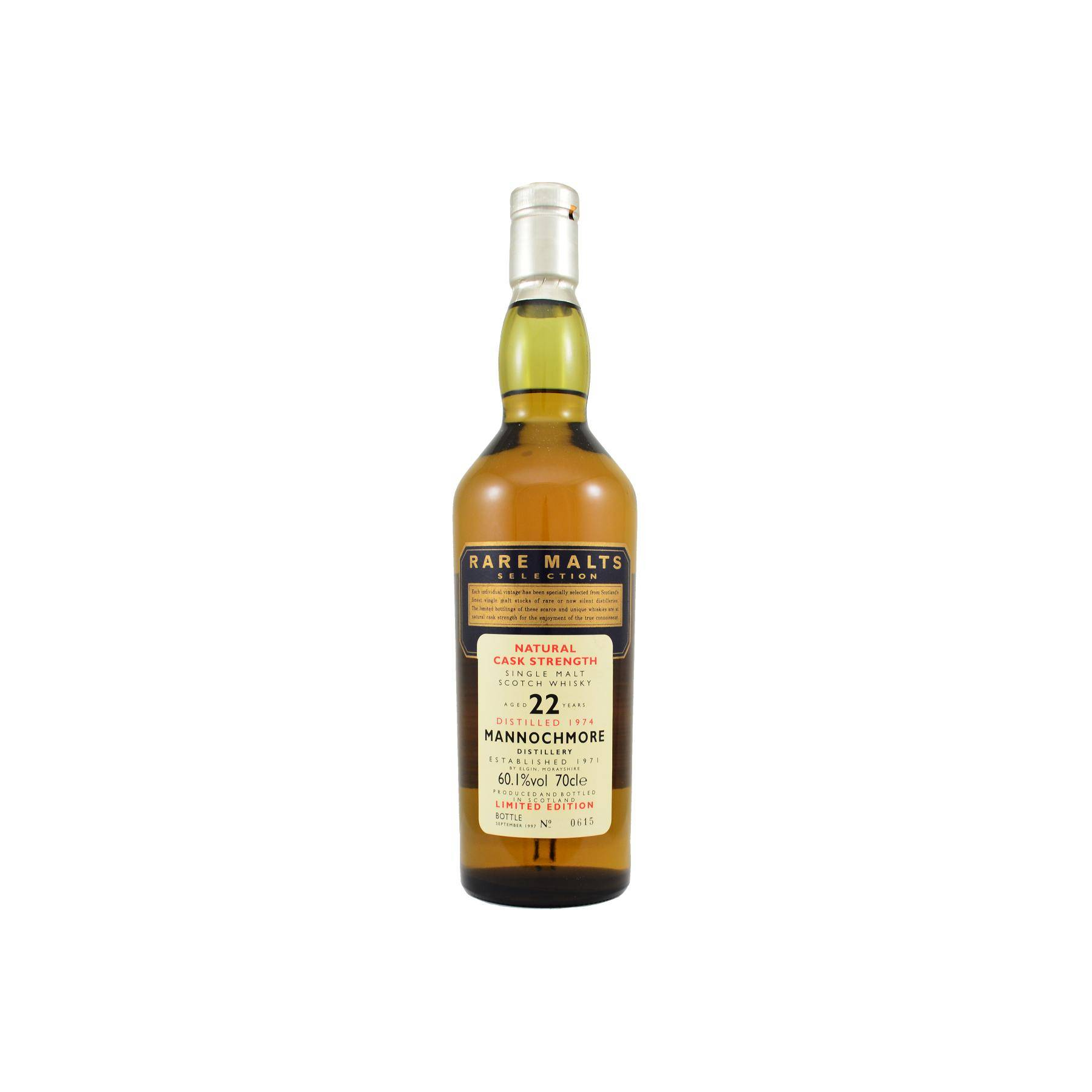 Mannochmore 1974 22 Years Single Malt Whisky