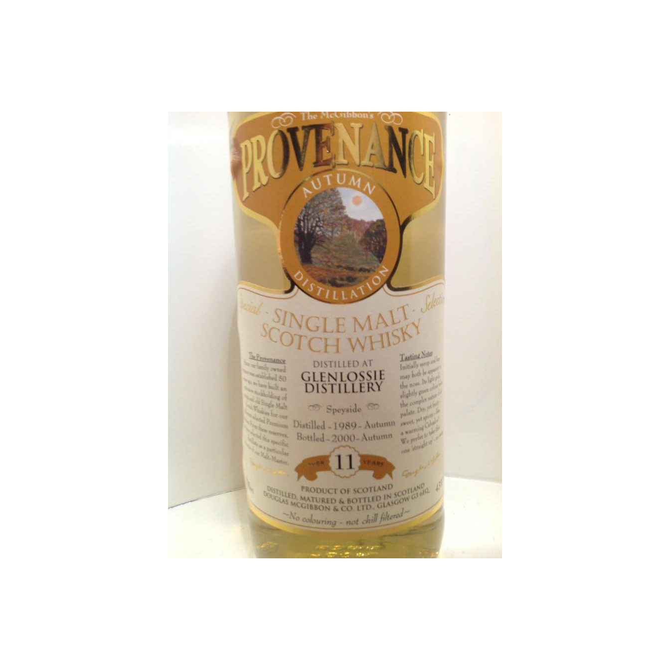 Glenlossie McGibbon's Provenance 1989 11 Years Single Malt Whisky 2
