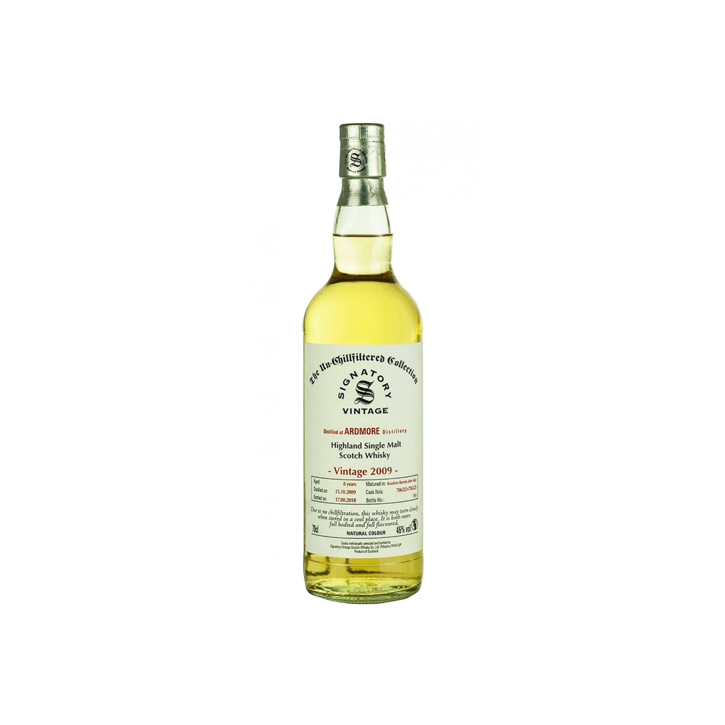 Ardmore The Un-Chillfiltered Collection 2009 8 Years Single Malt Whisky
