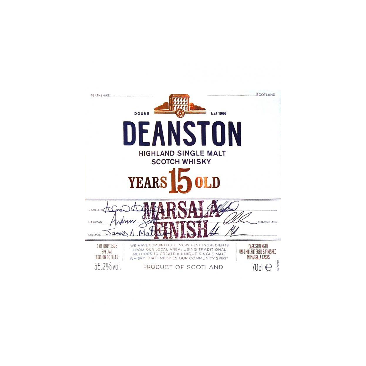 Deanston 2002 15 Years Single Malt Whisky 2