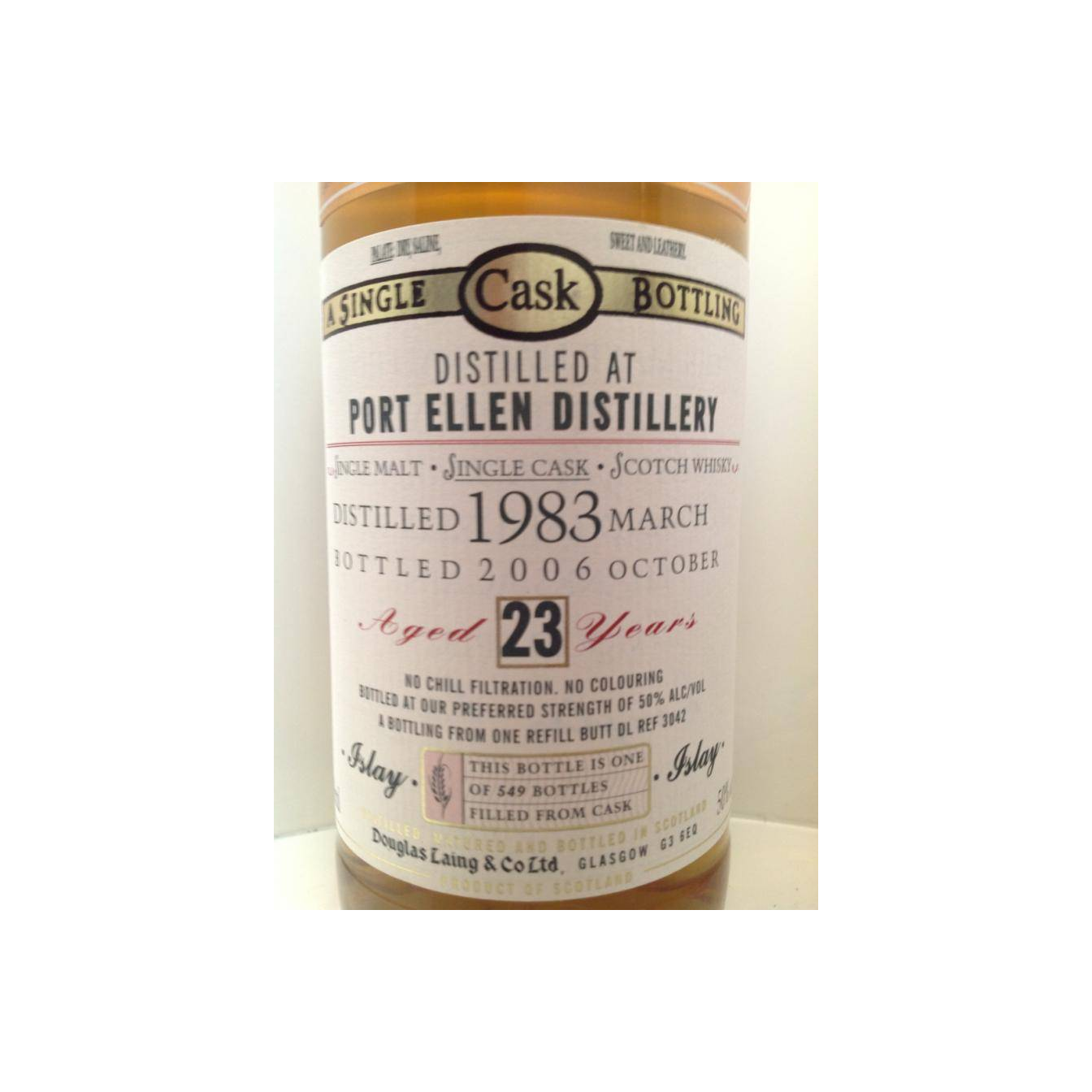 Port Ellen Old Malt Cask 1983 23 Years Single Malt Whisky 3