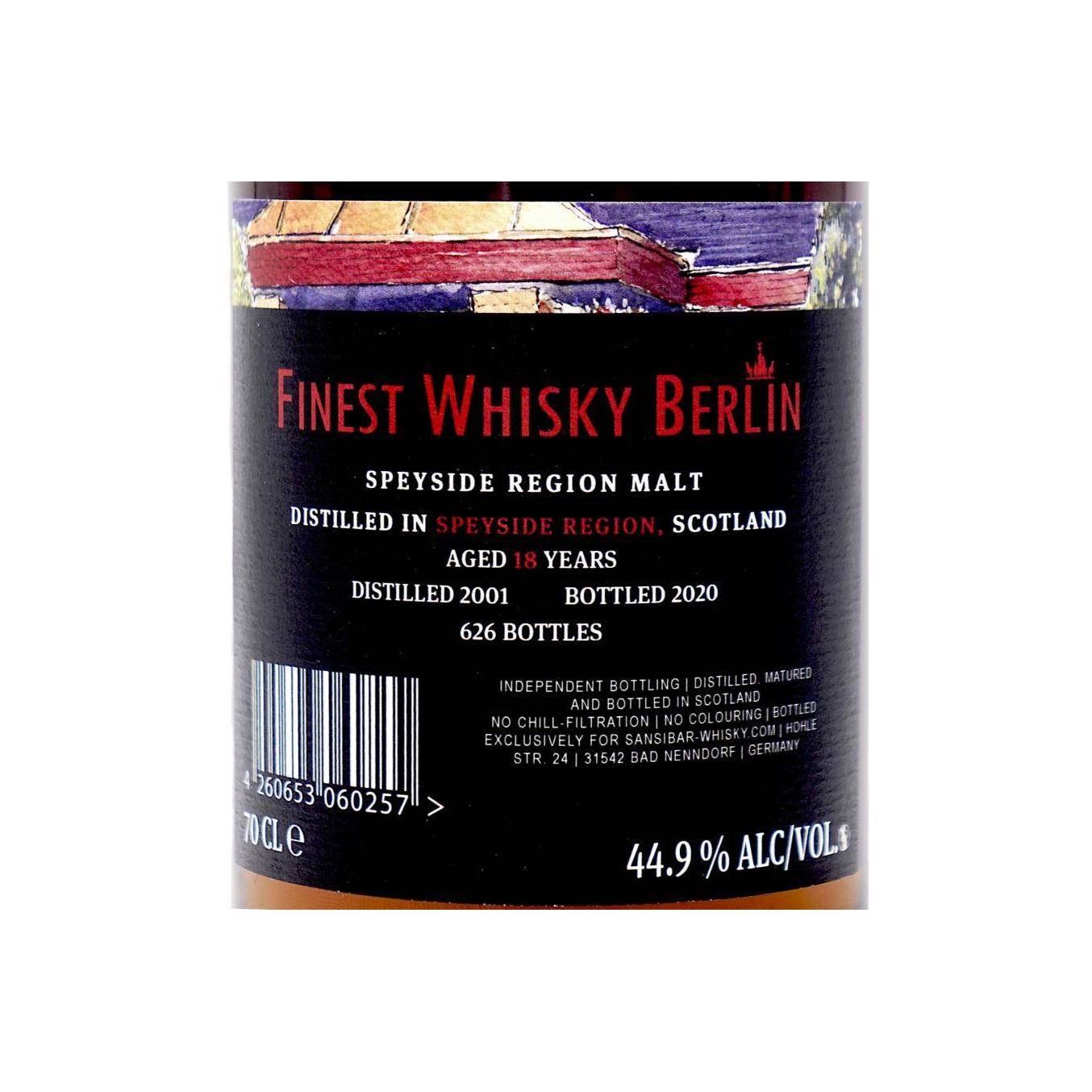 Speyside Region Malt 2001 Sb 2