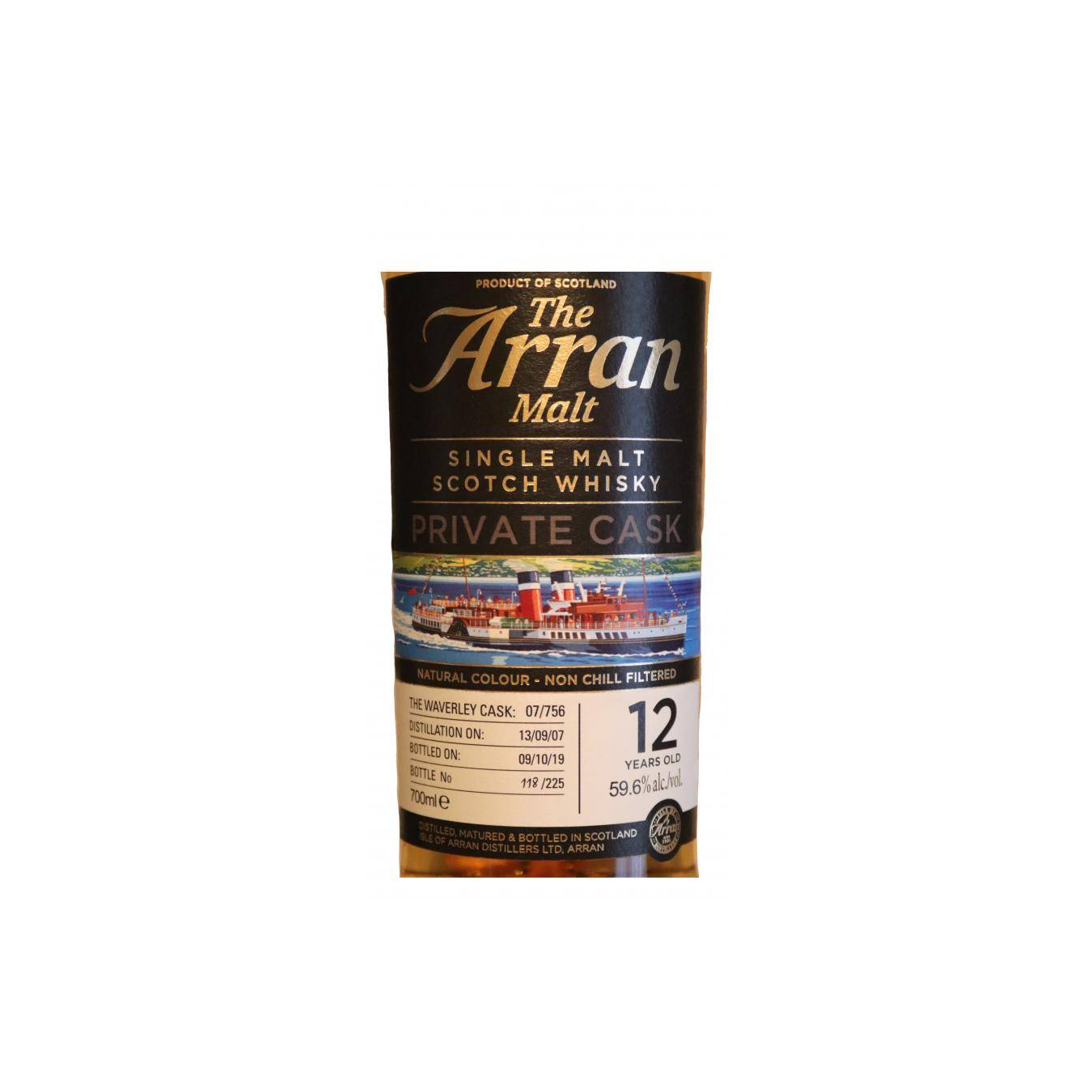 Arran Private Cask 2007 12 Years Single Malt Whisky 2