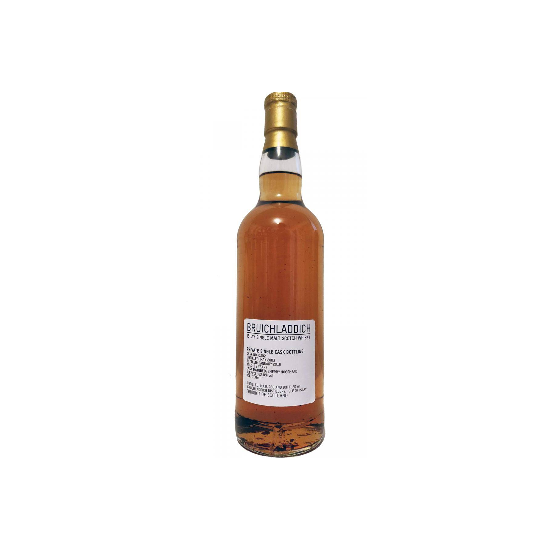 Bruichladdich 2003 12 Years Single Malt Whisky