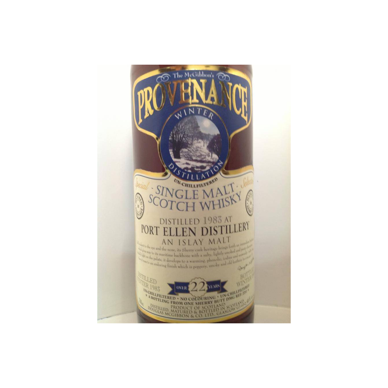Port Ellen McGibbon's Provenance 1983 22 Years Single Malt Whisky 3