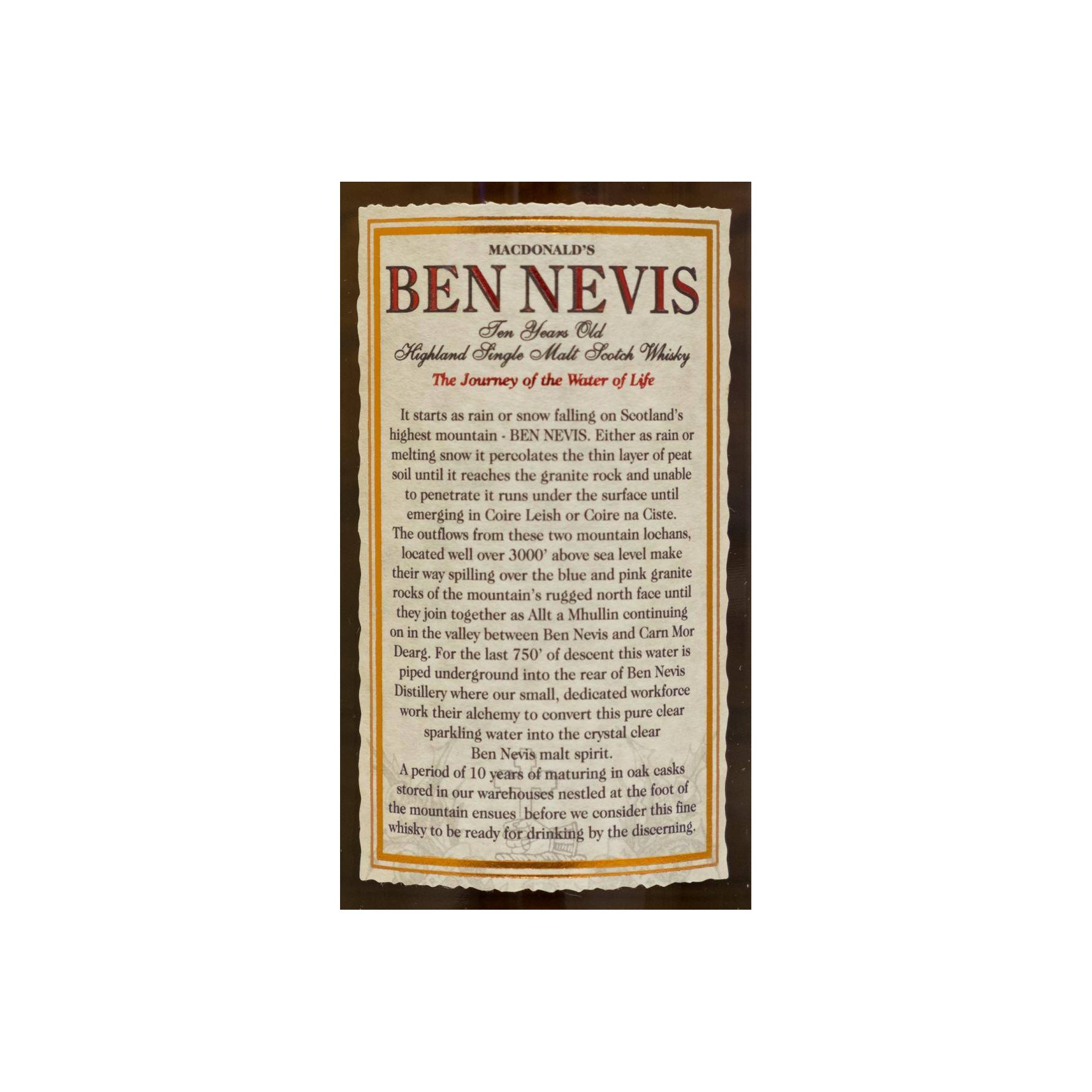 Ben Nevis 10 Years Single Malt Whisky 2