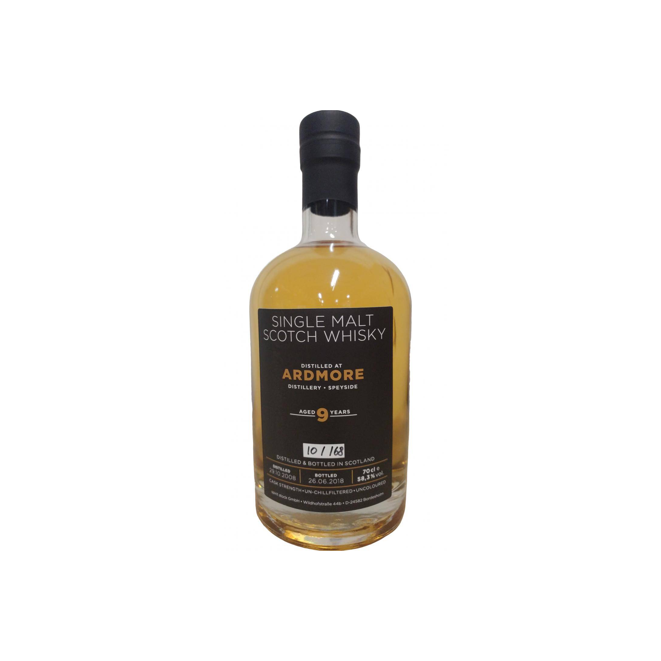 Ardmore 2008 9 Years Single Malt Whisky