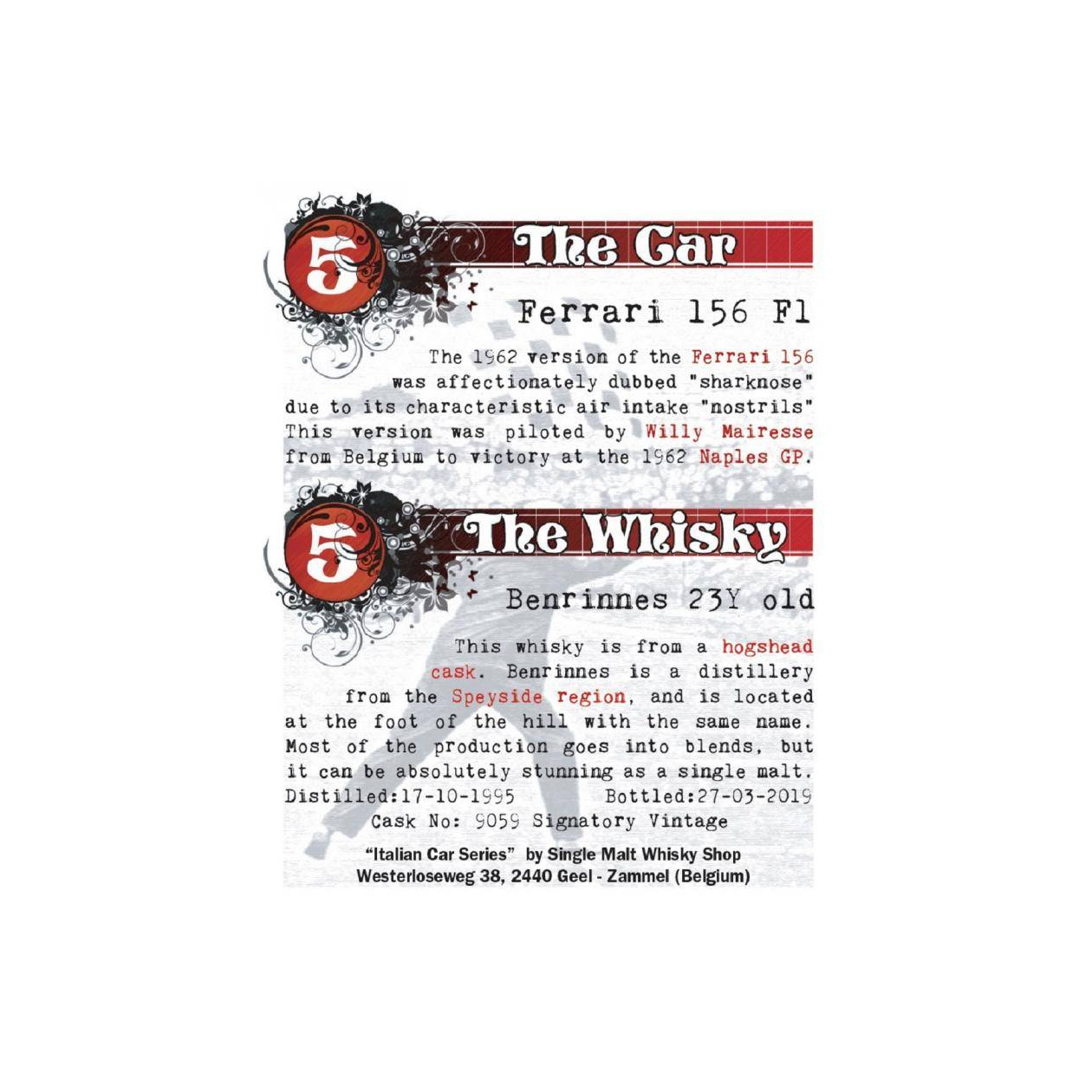 Benrinnes 1995 23 Years Single Malt Whisky 2
