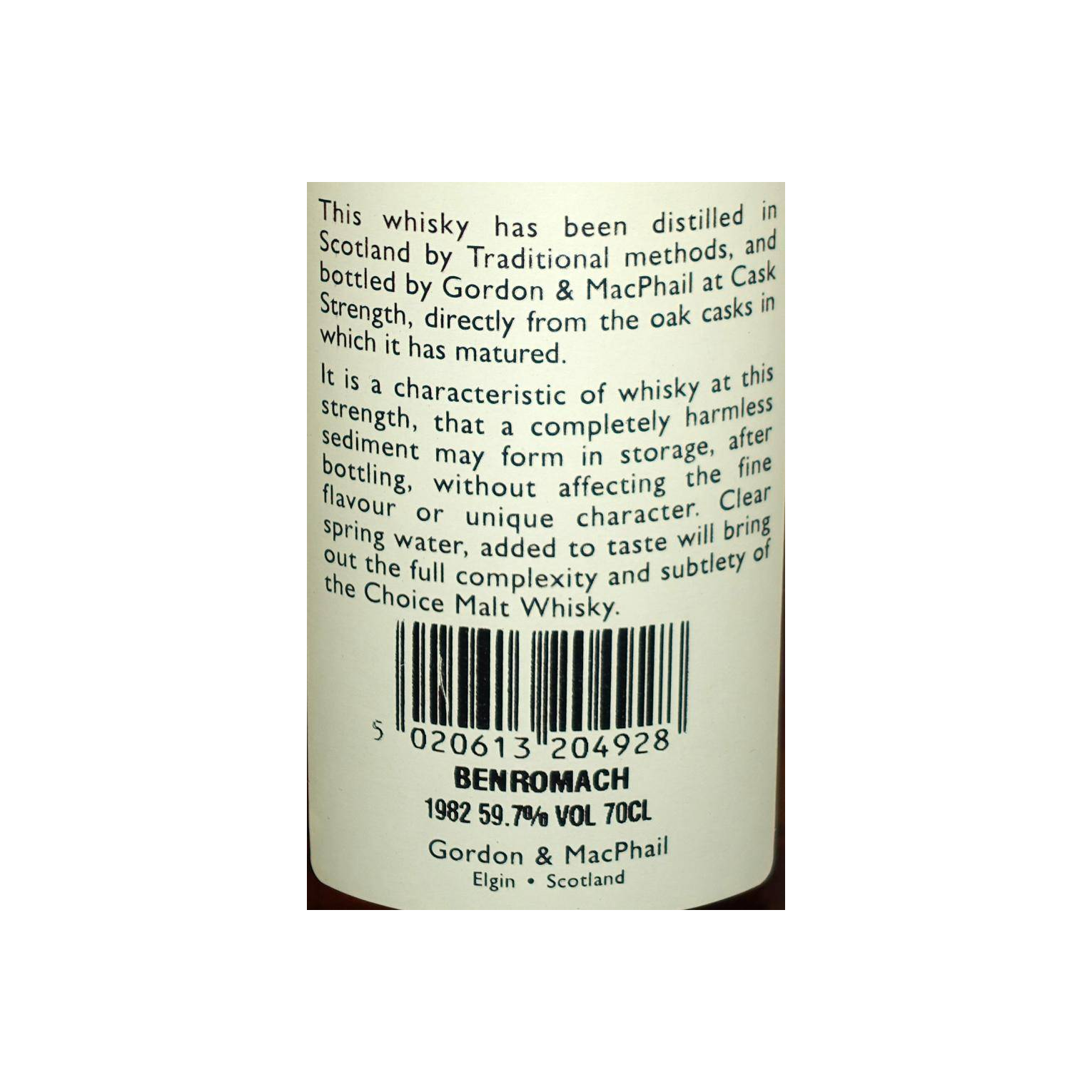 Benromach Cask Strength Collection 1982 19 Years Single Malt Whisky 2