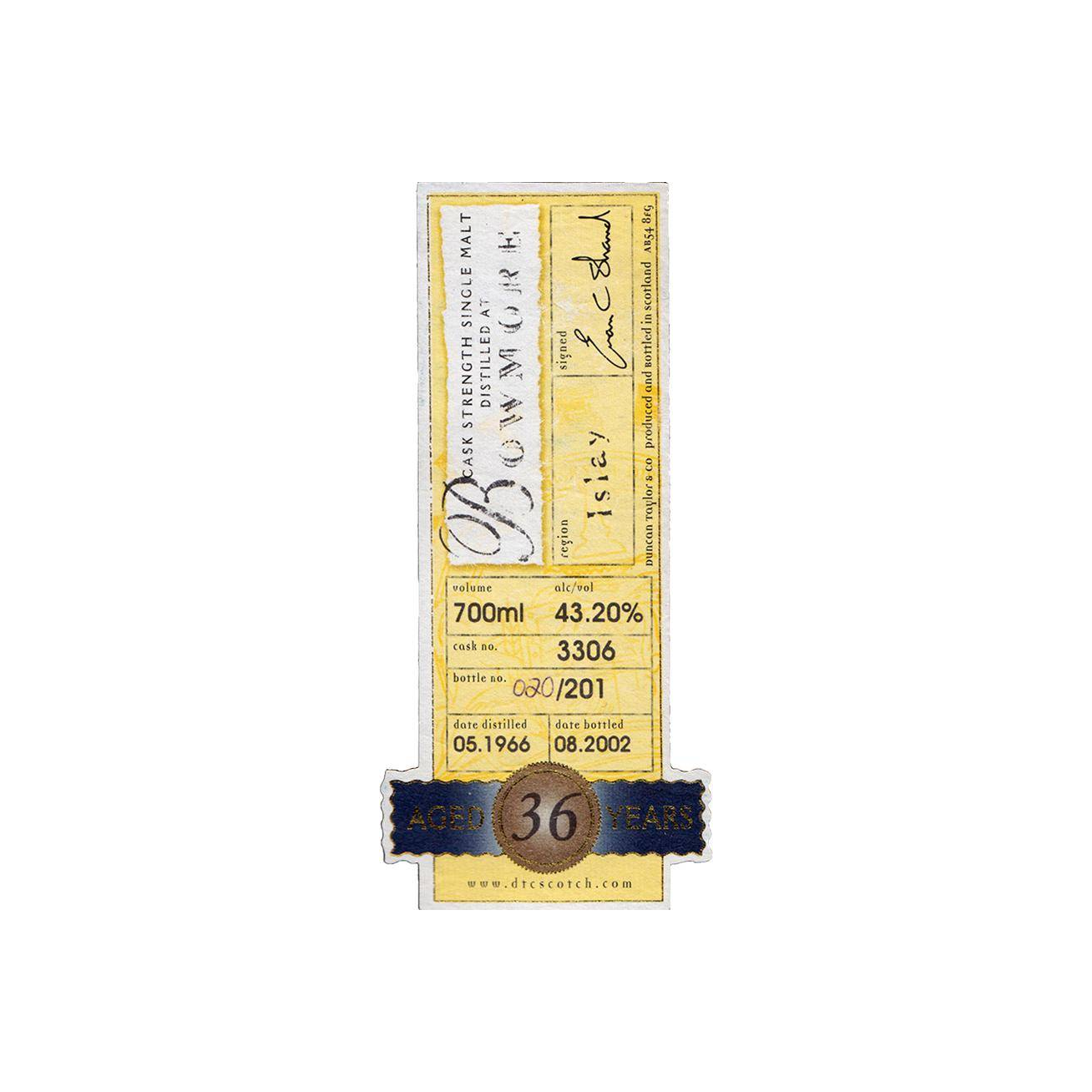Bowmore 1966 36 Years Single Malt Whisky 2