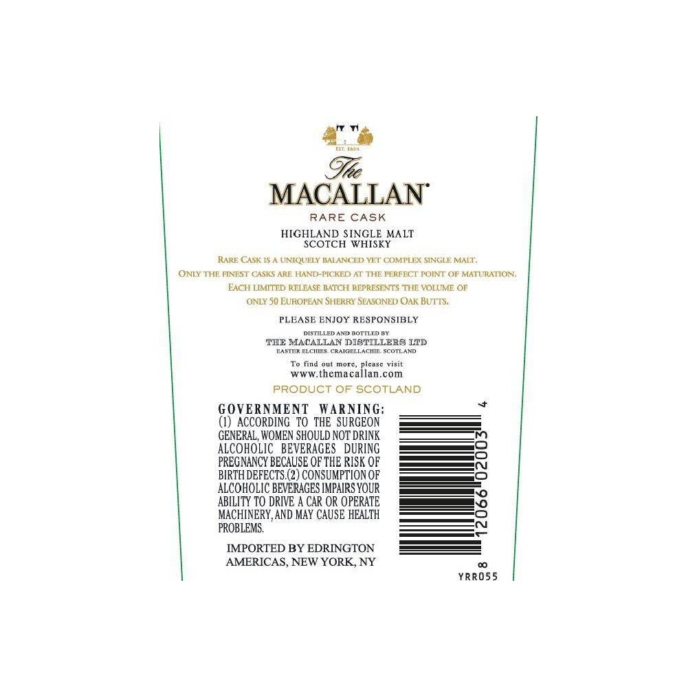 The Macallan Single Malt Whisky 2