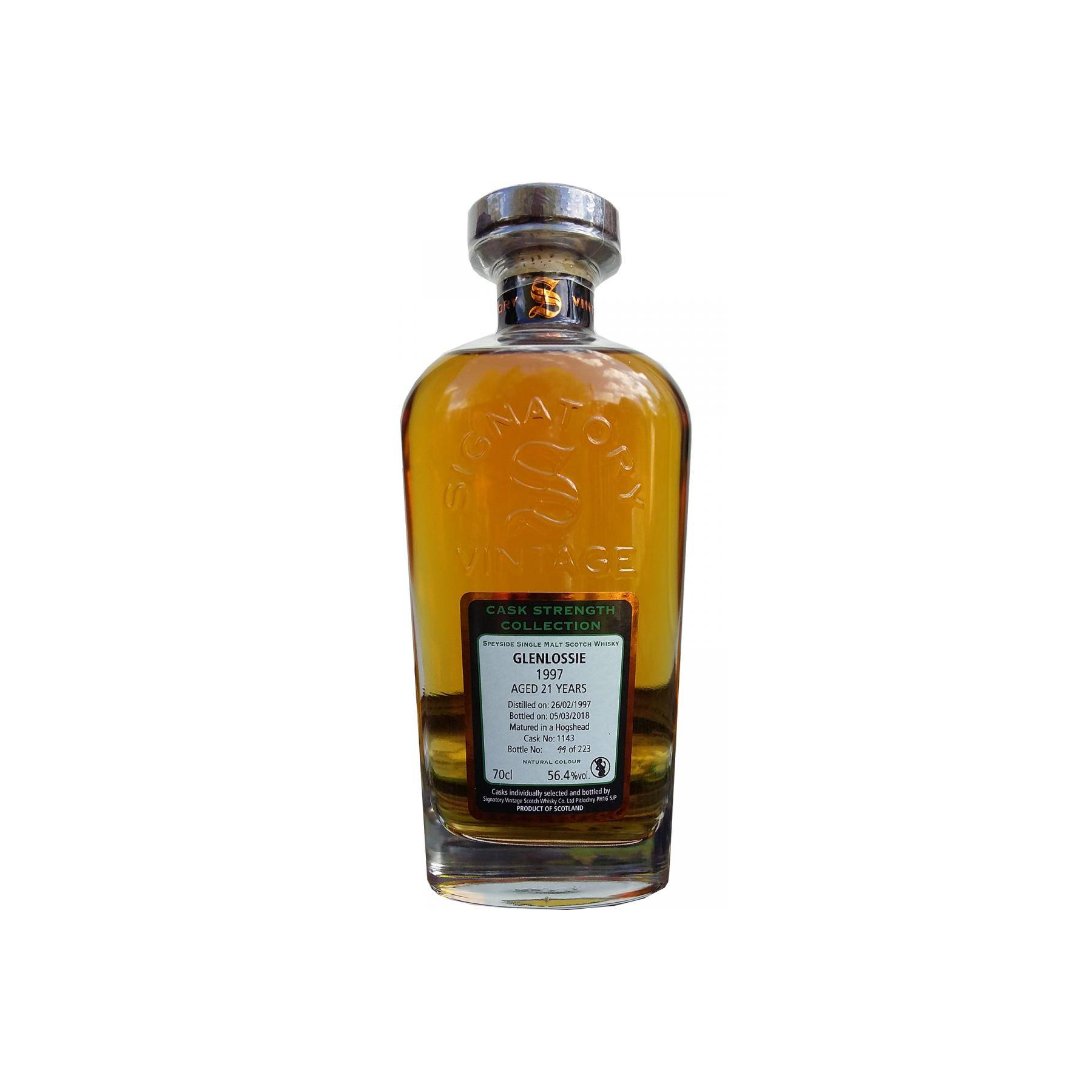Glenlossie Cask Strength Collection 1997 21 Years Single Malt Whisky