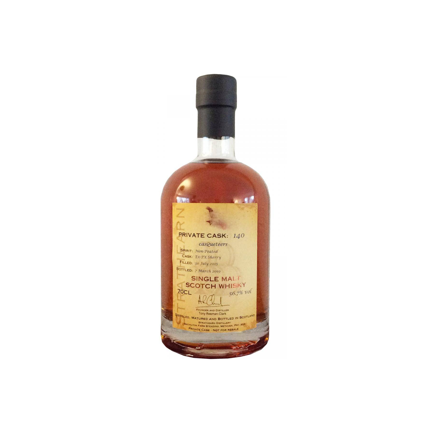 Strathearn Private Cask 2015 3 Years Single Malt Whisky