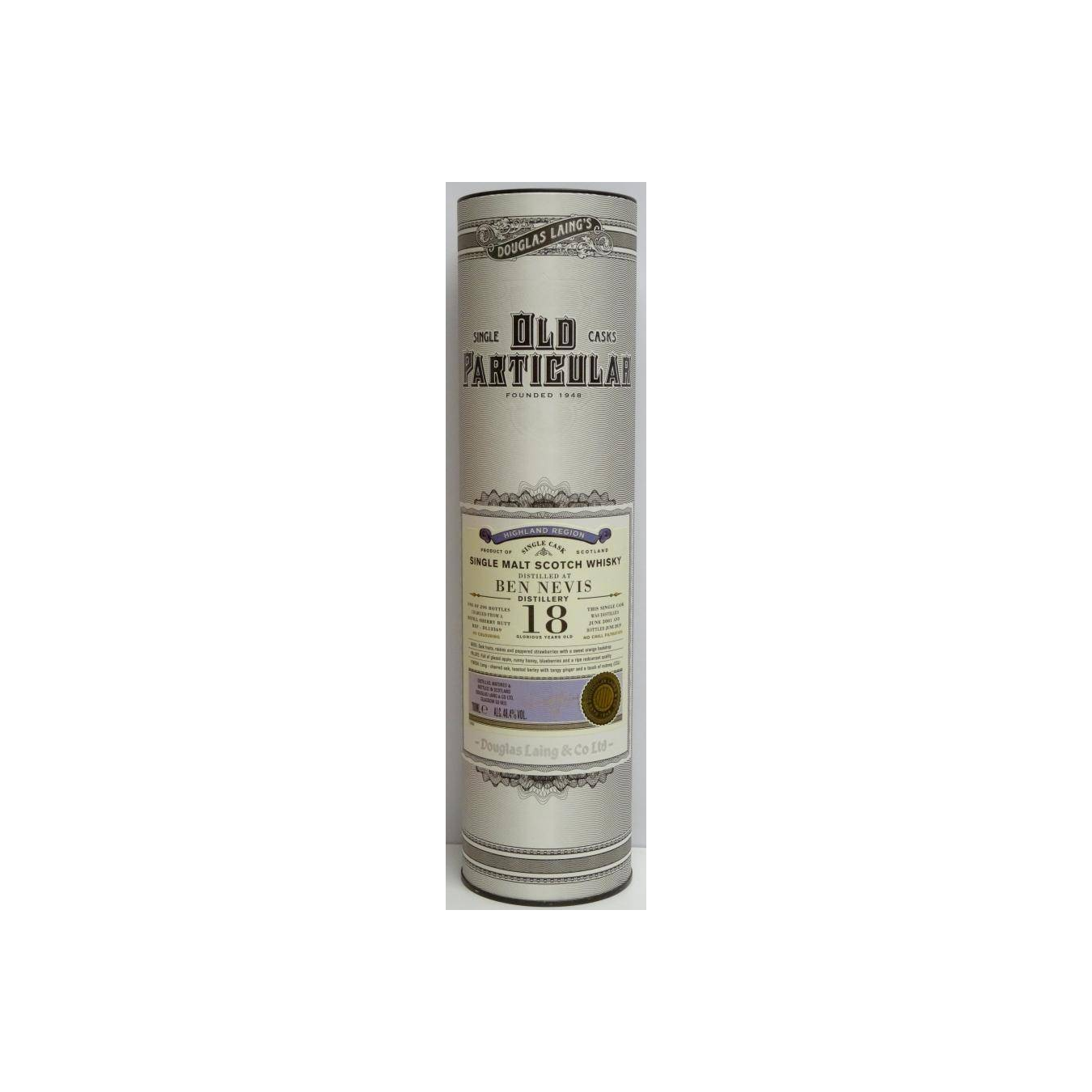 Ben Nevis Old Particular 2001 18 Years Single Malt Whisky 3