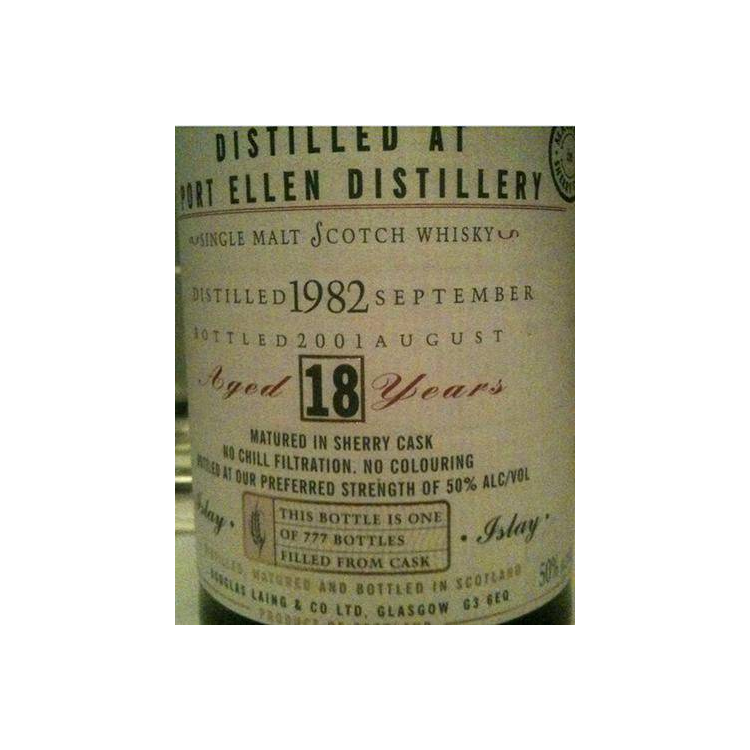 Port Ellen Old Malt Cask 1982 18 Years Single Malt Whisky 2