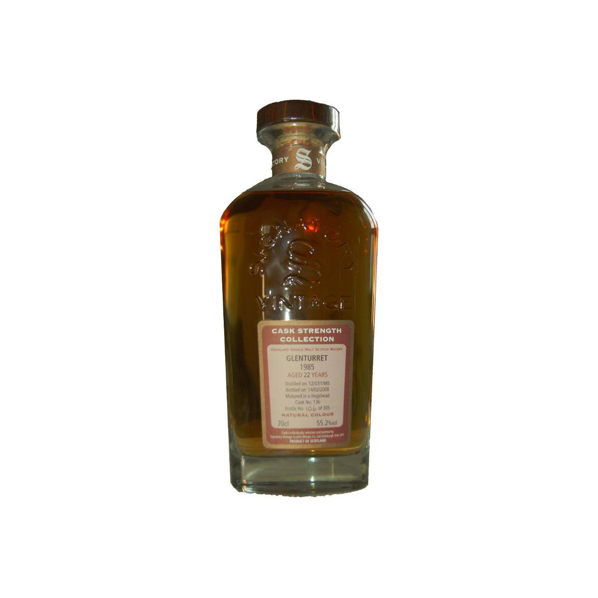 The Glenturret Cask Strength Collection 1985 22 Years Single Malt Whisky