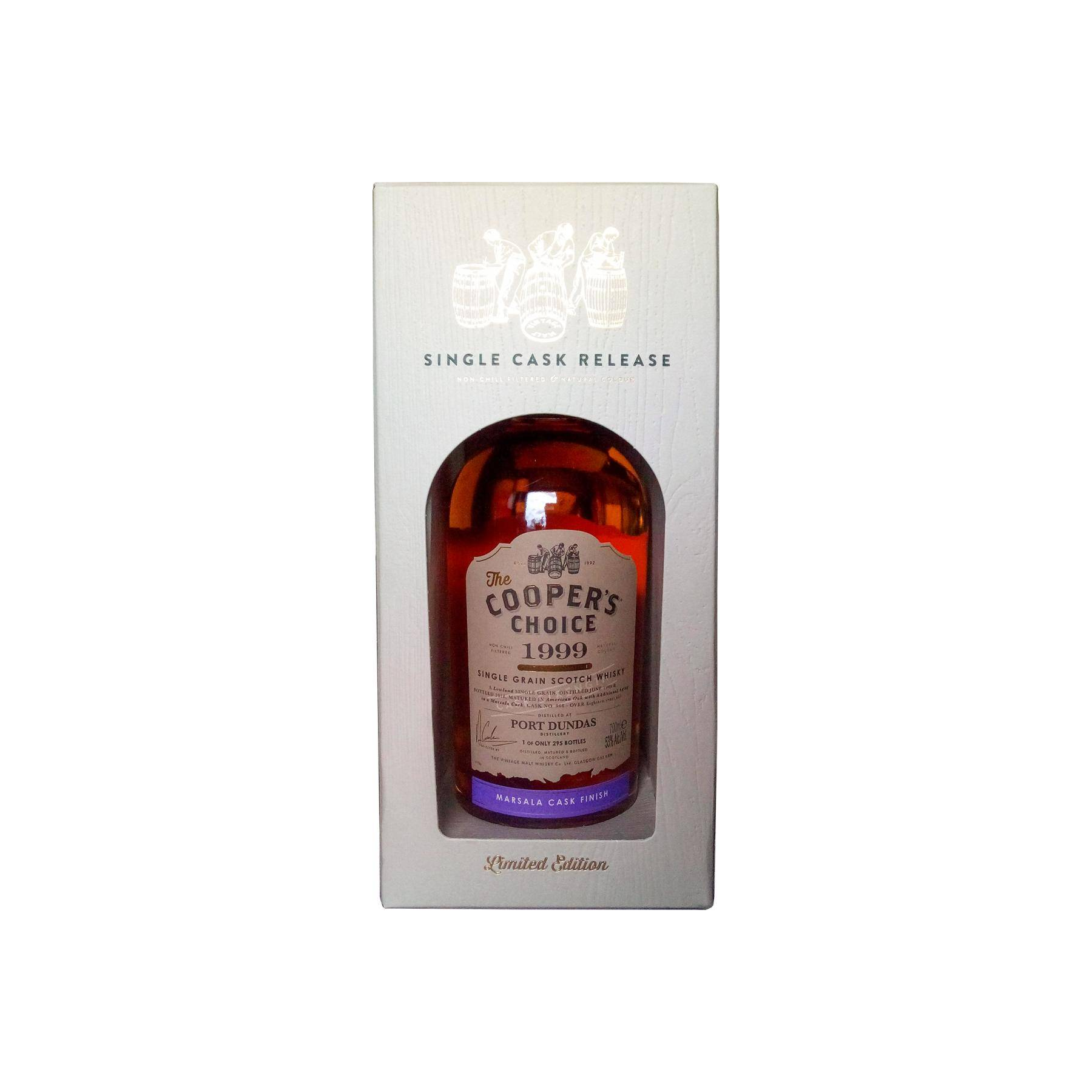 Port Dundas The Cooper's Choice 1999 18 Years Single Grain Whisky