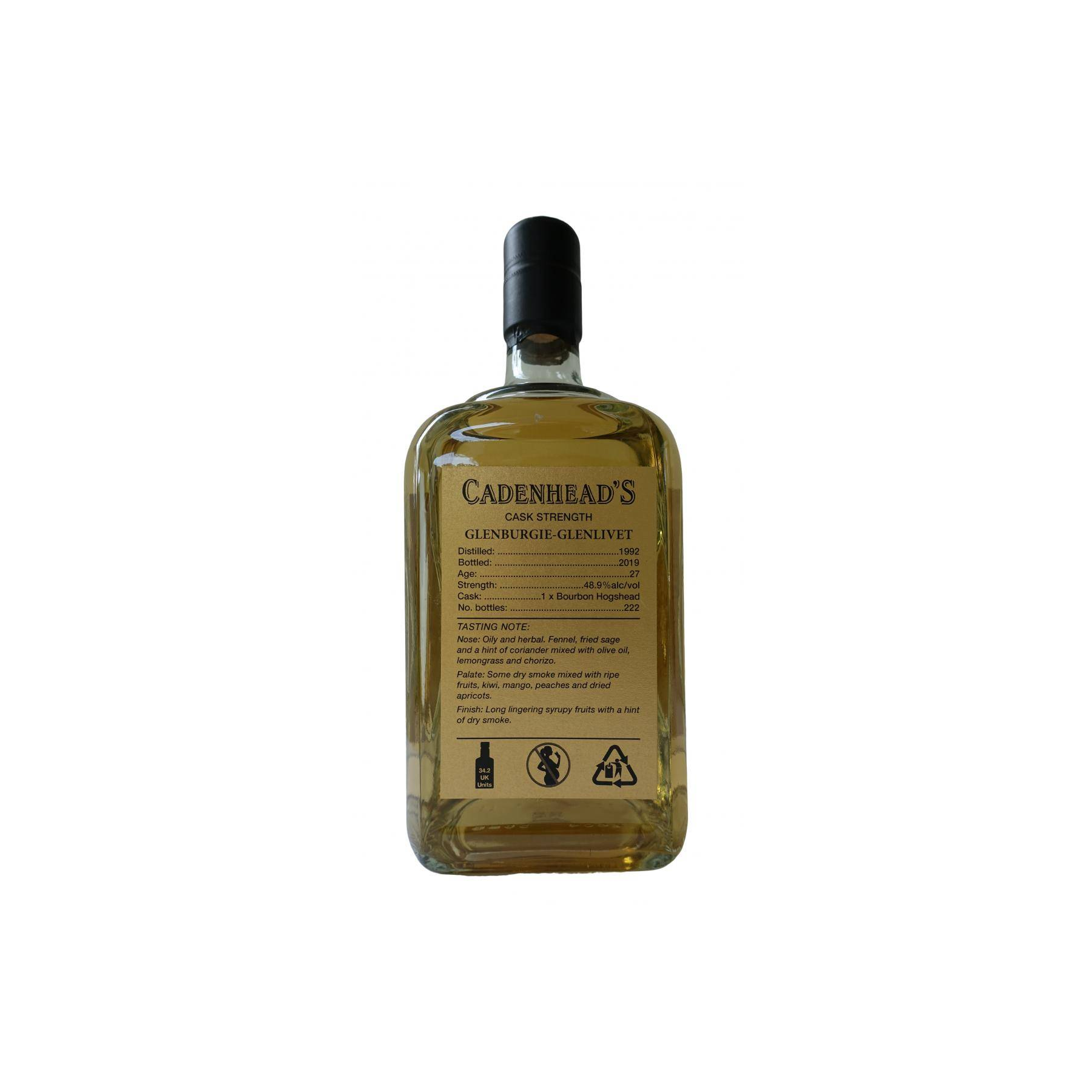 Glenburgie Single Cask 1992 27 Years Single Malt Whisky 2