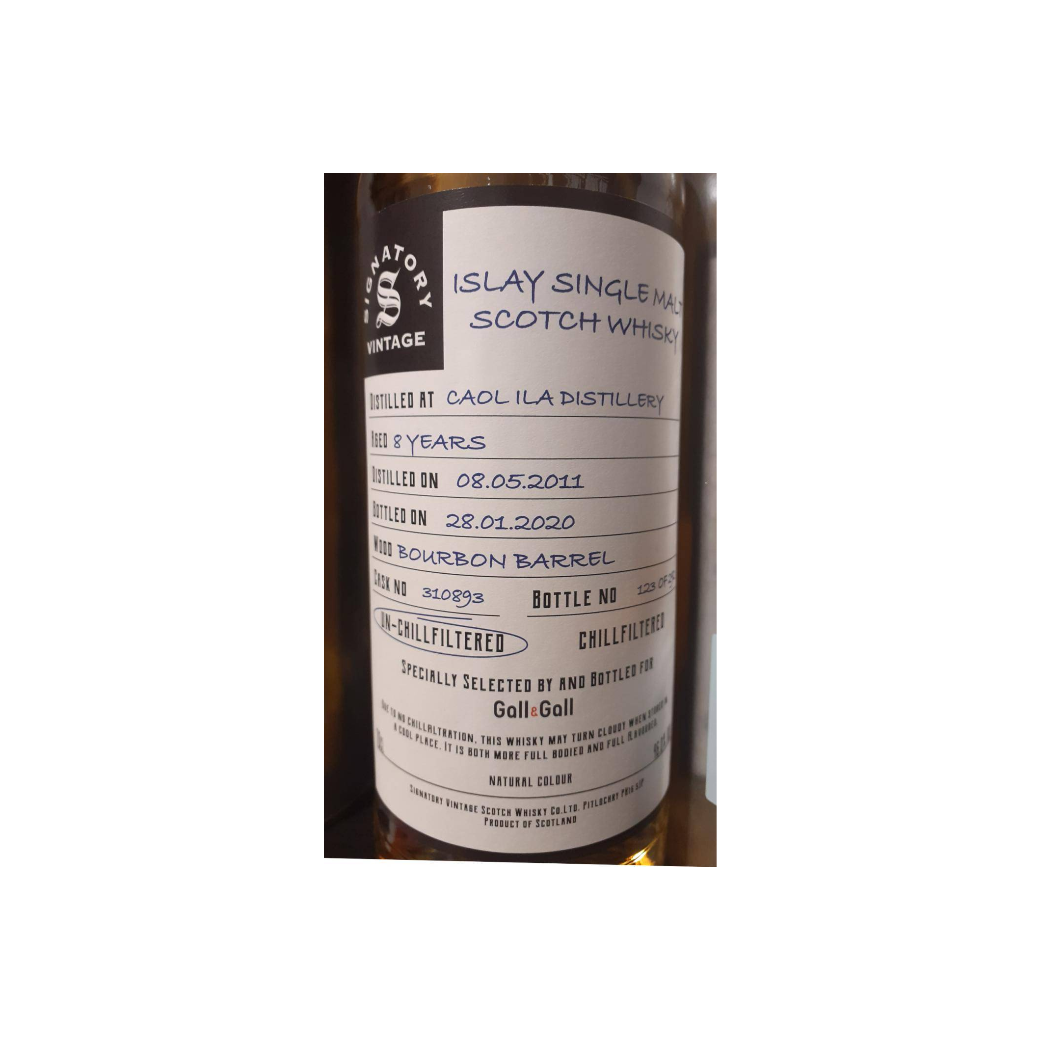 Caol Ila The Un-Chillfiltered Collection 2011 8 Years Single Malt Whisky 3