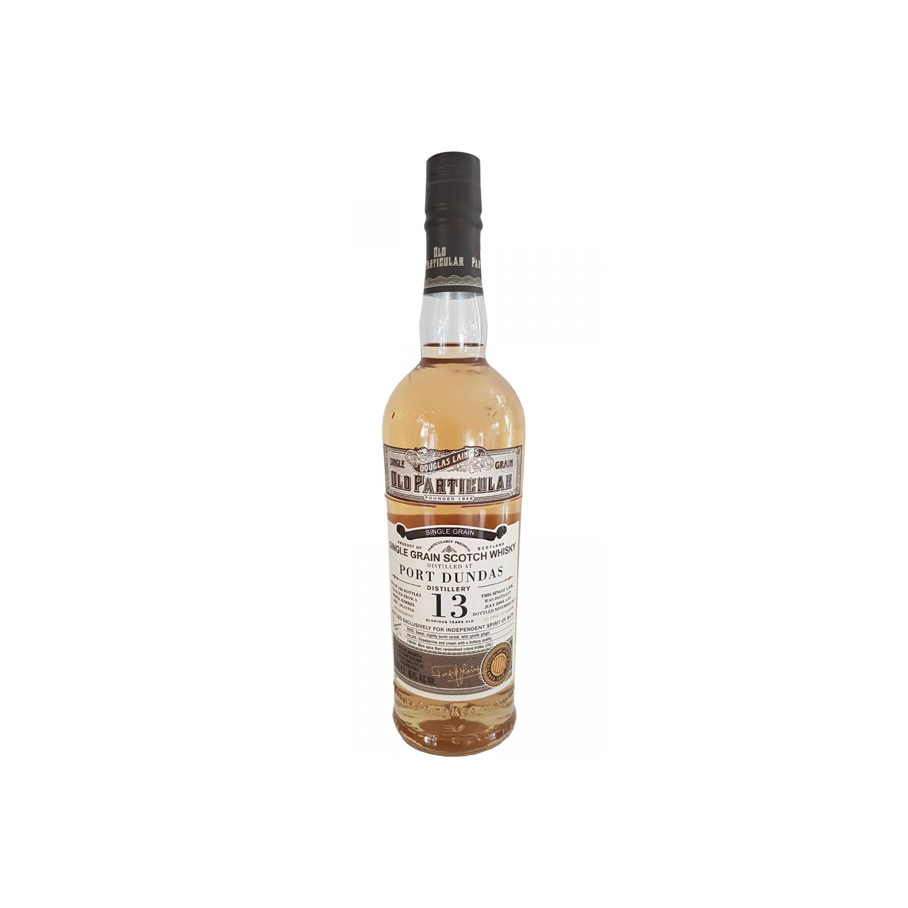 Port Dundas Old Particular 2004 13 Years Single Grain Whisky