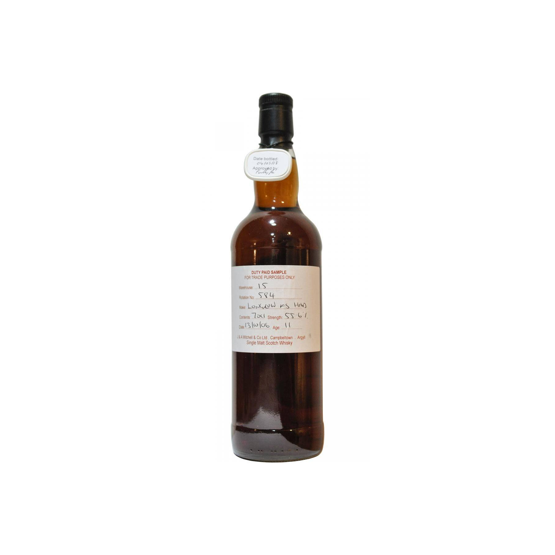 Longrow Duty Paid Sample - For Trade Purposes Only 2006 11 Years Single Malt Whisky