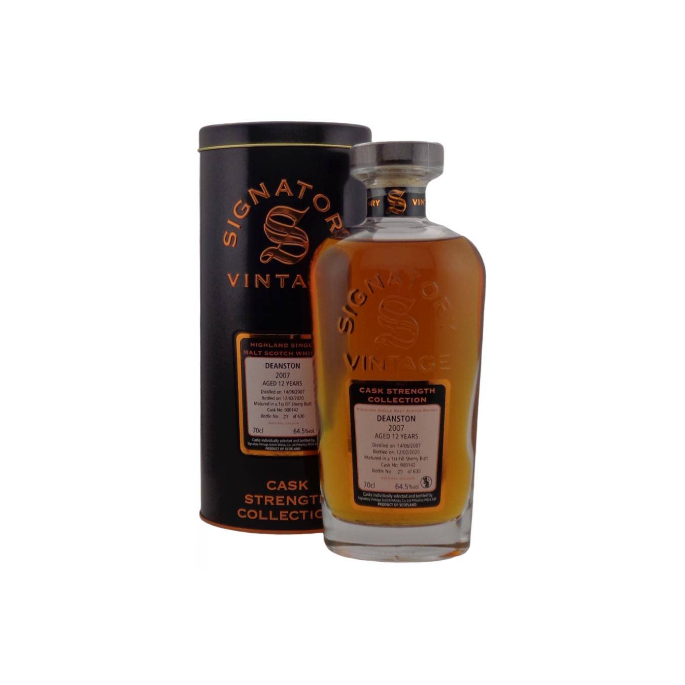 Deanston Cask Strength Collection 2007 12 Years Single Malt Whisky 2