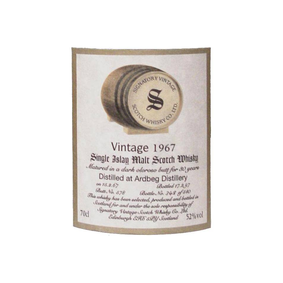 Ardbeg Vintage Collection - Dumpy 1967 30 Years Single Malt Whisky 3