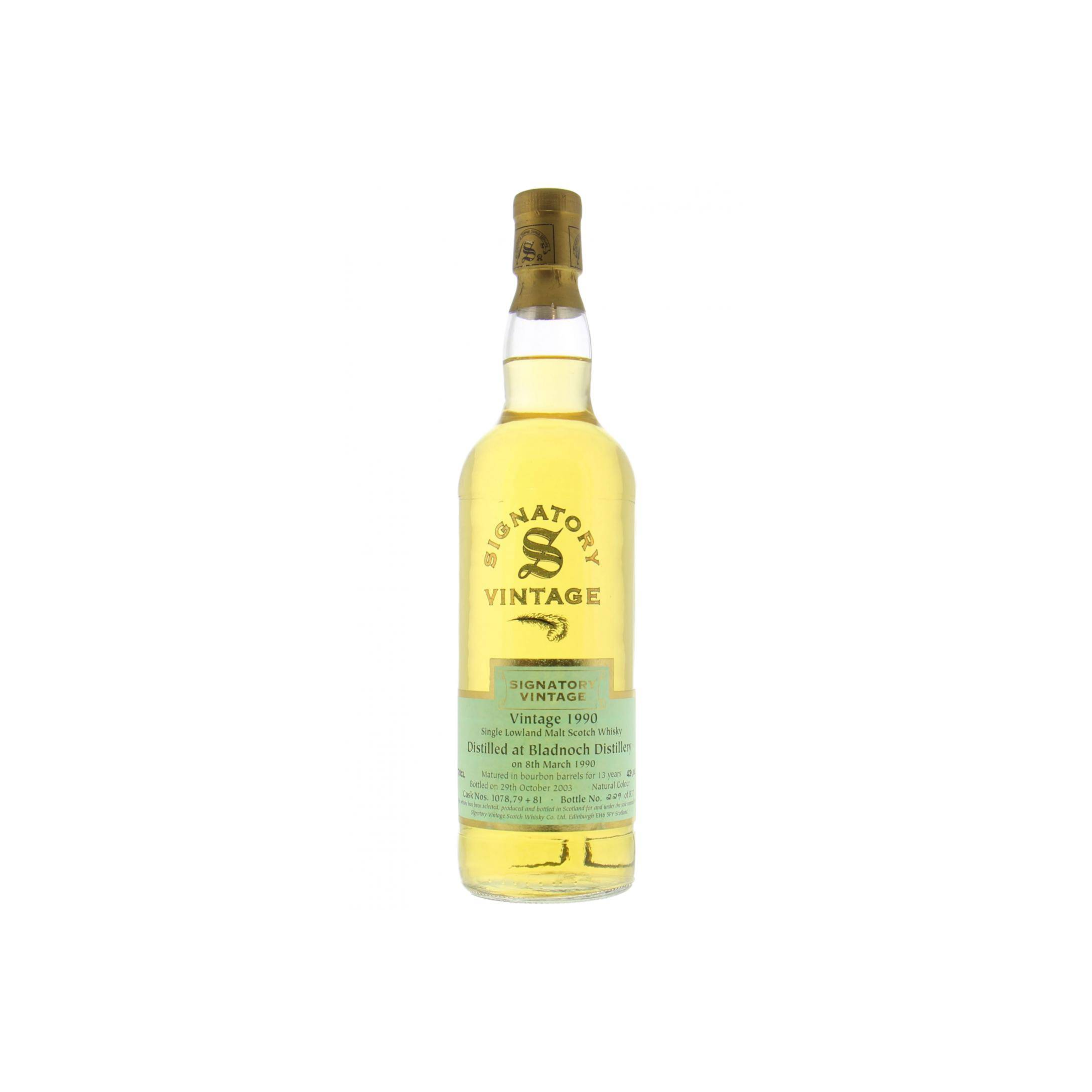 Bladnoch Vintage Collection 1990 13 Years Single Malt Whisky