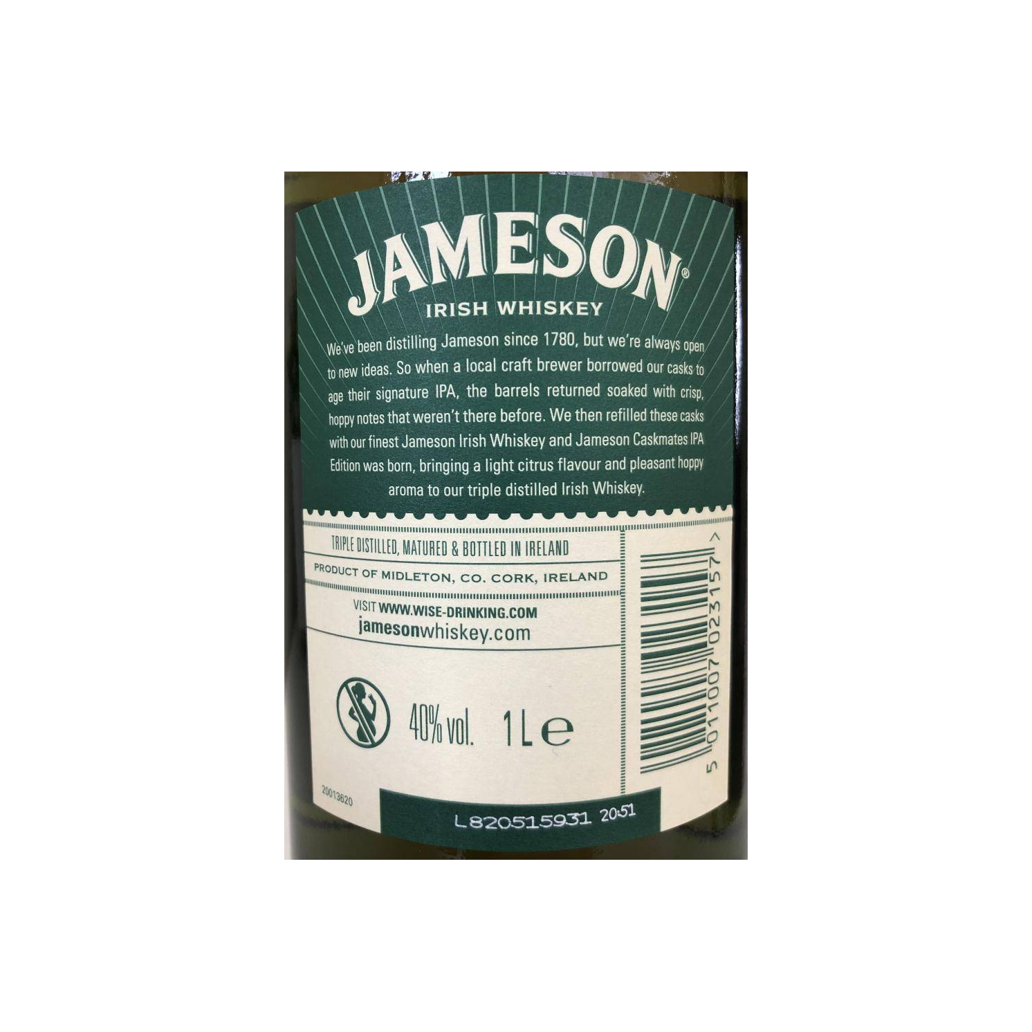 Jameson Blended Whisky 3