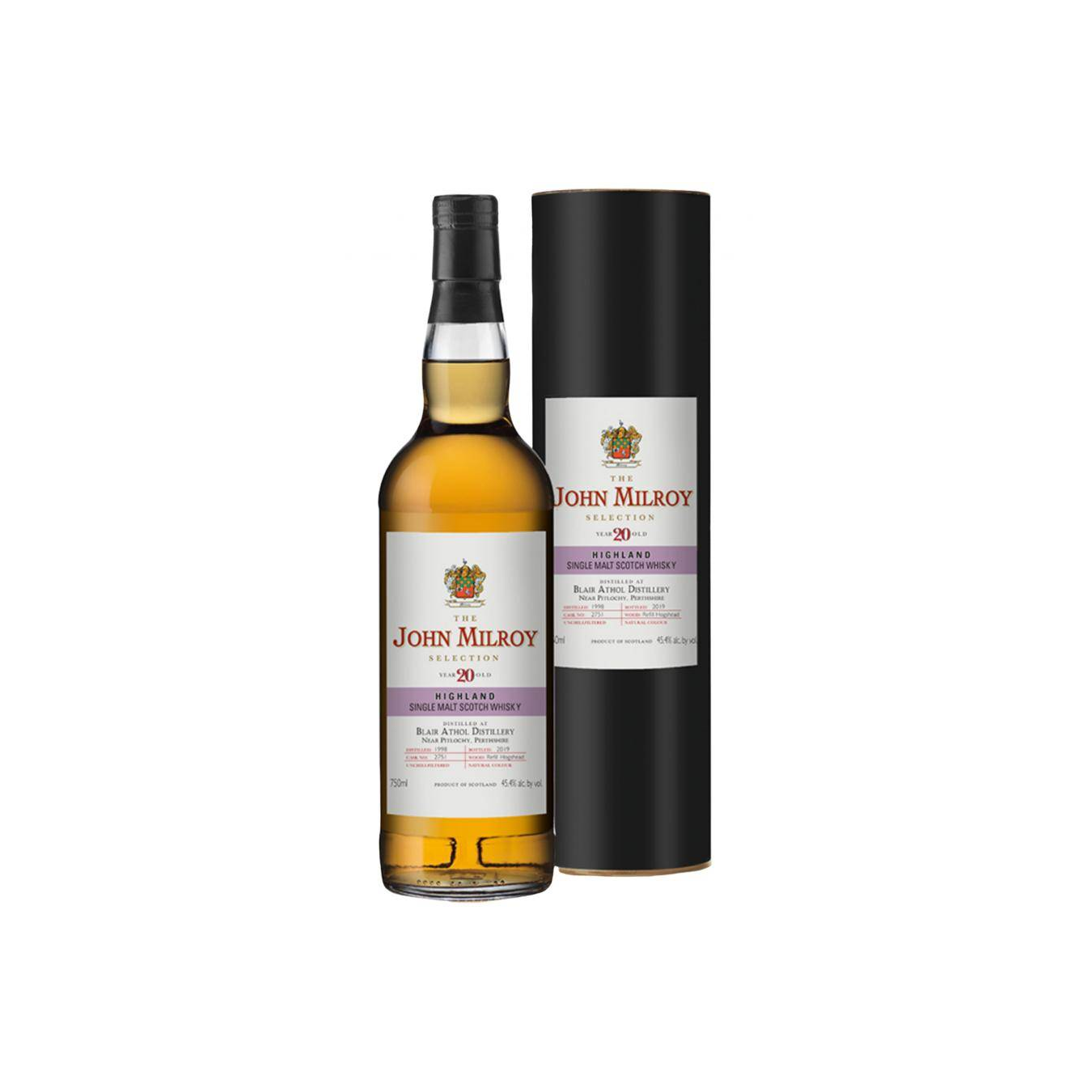 Blair Athol 1998 20 Years Single Malt Whisky