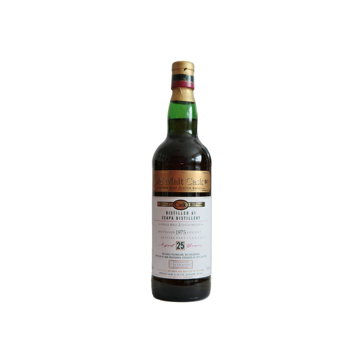 Scapa Old Malt Cask 1975 25 Years Single Malt Whisky