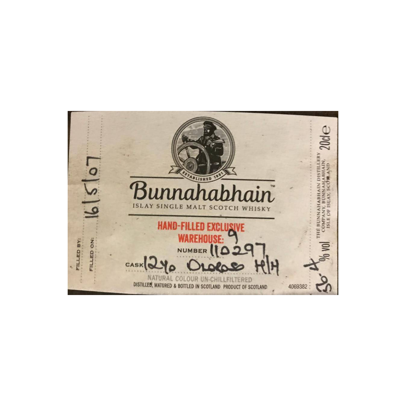 Bunnahabhain 2007 12 Years Single Malt Whisky 2