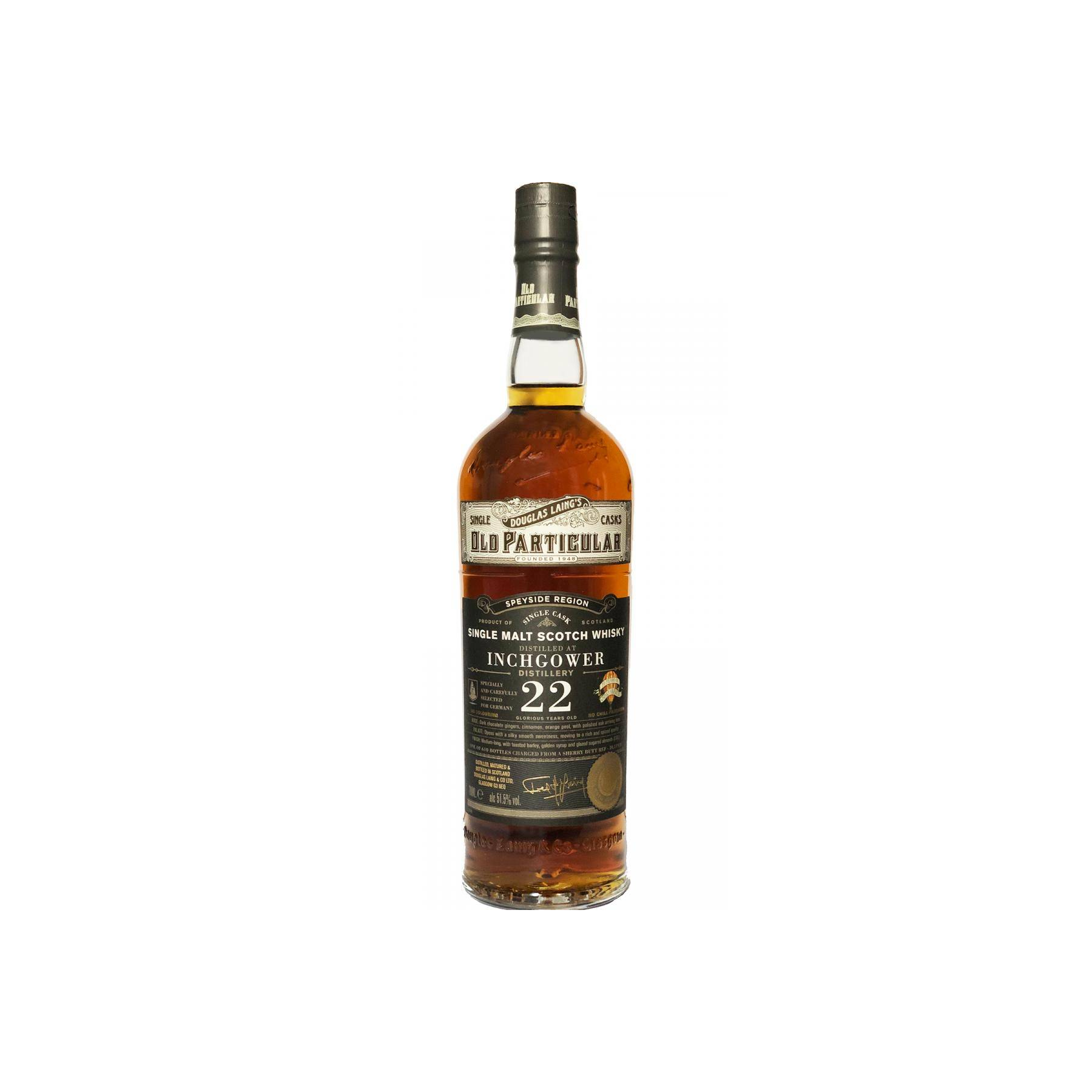 Inchgower Old Particular 1996 22 Years Single Malt Whisky