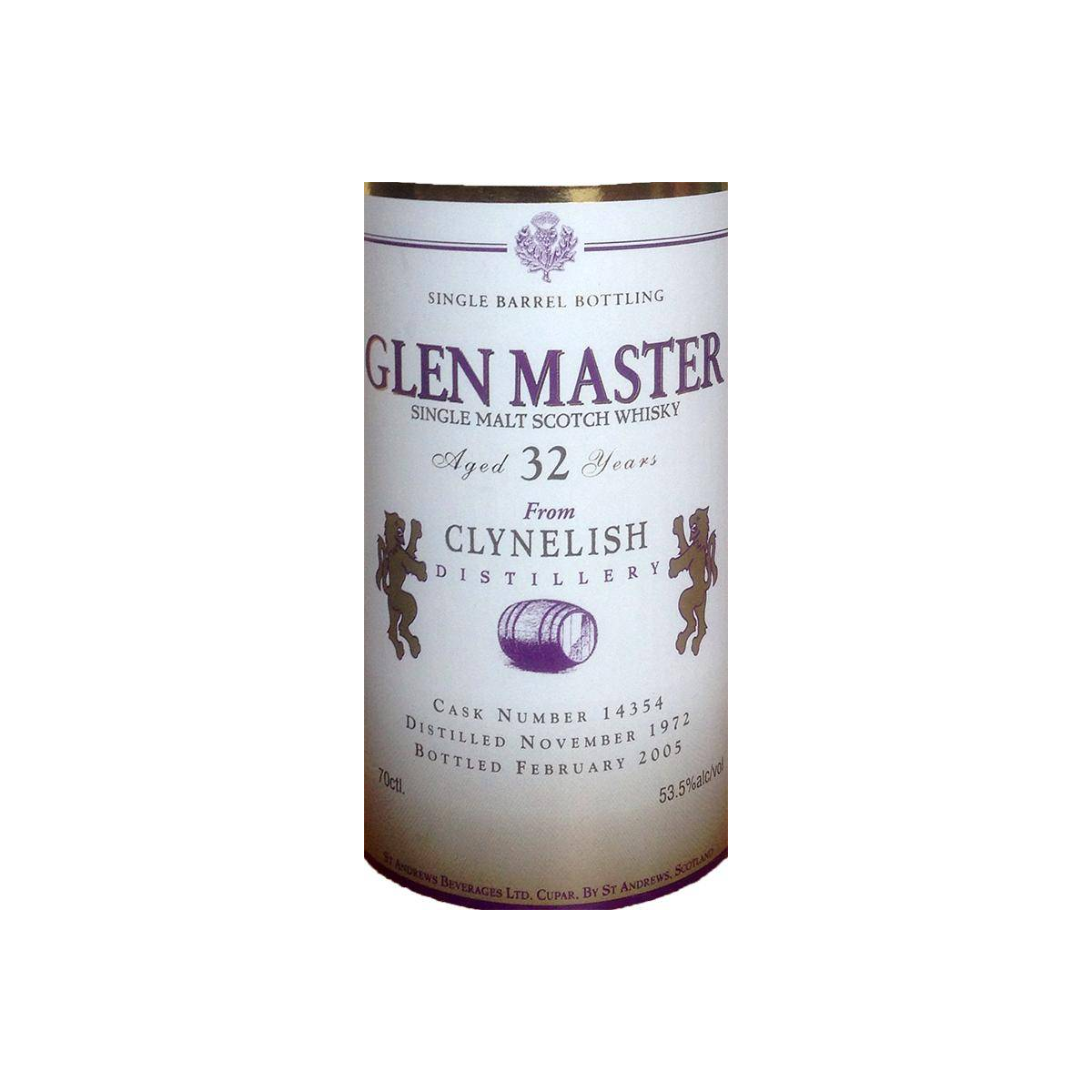 Clynelish 1972 32 Years Single Malt Whisky