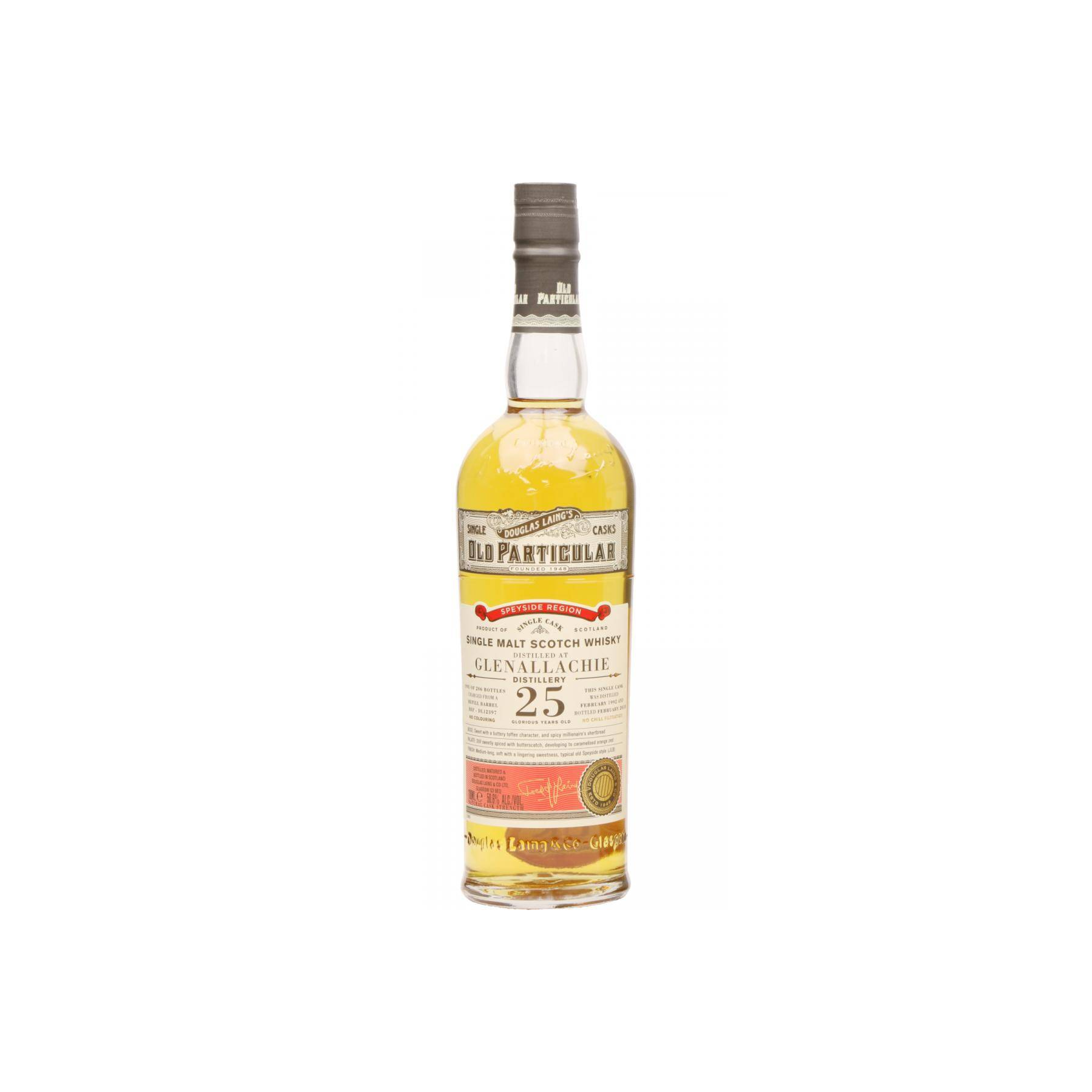 The GlenAllachie Old Particular 1992 25 Years Single Malt Whisky