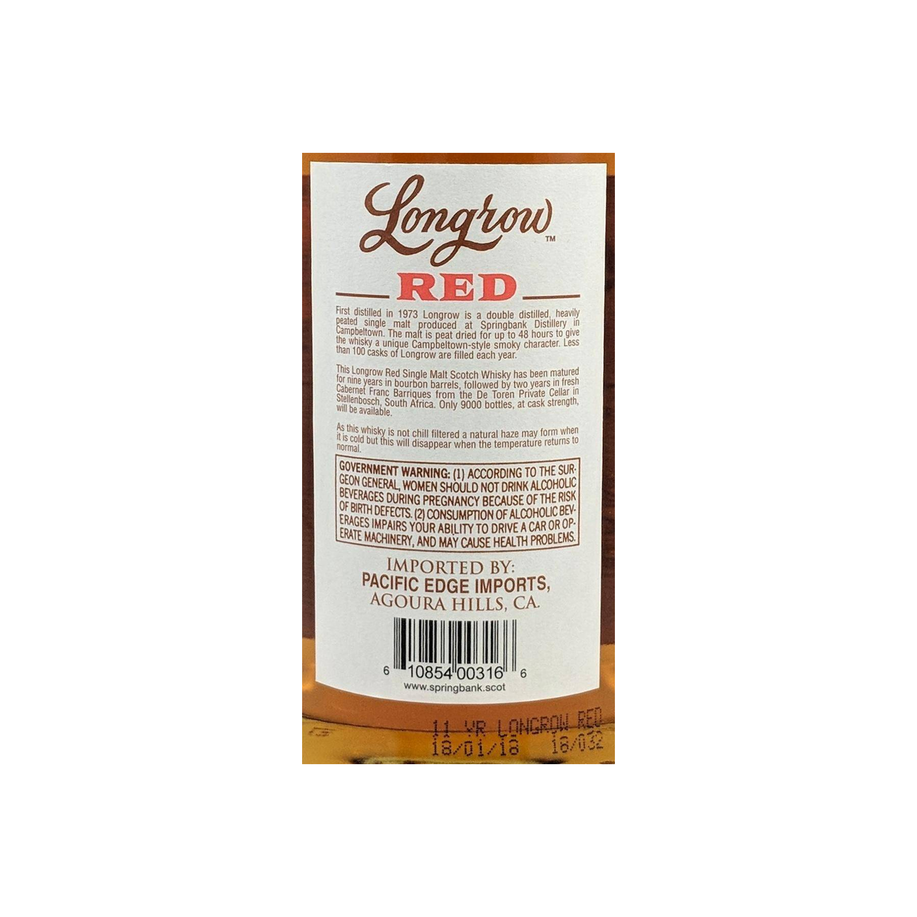 Longrow 11 Years Single Malt Whisky 2