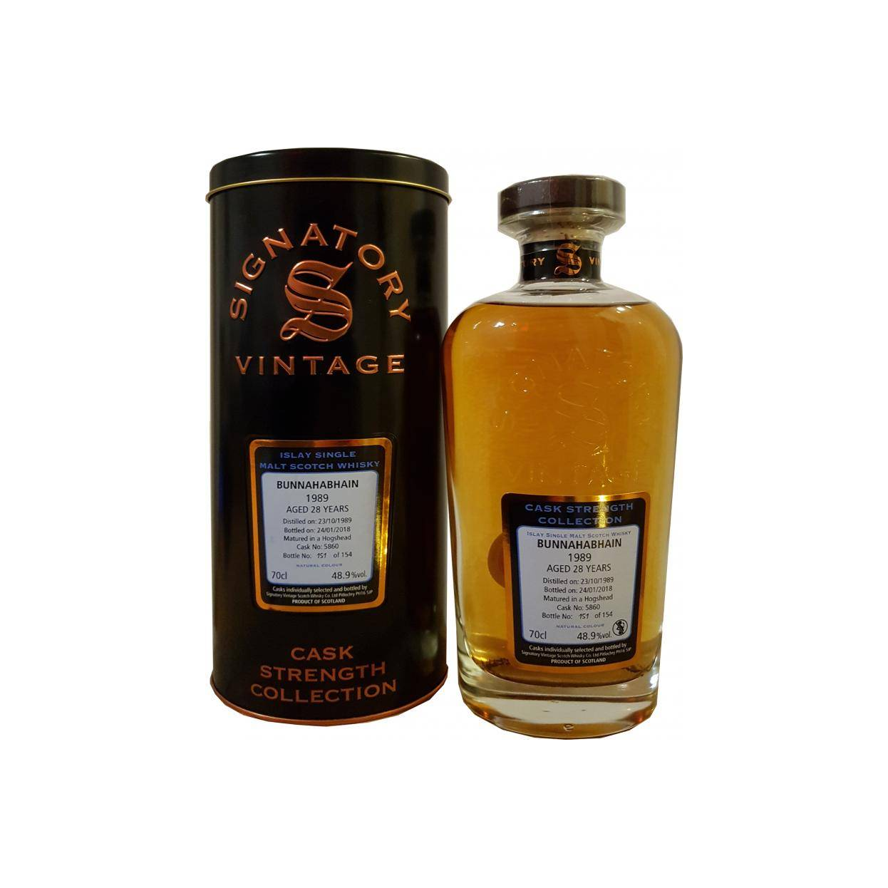 Bunnahabhain Cask Strength Collection 1989 28 Years Single Malt Whisky 2