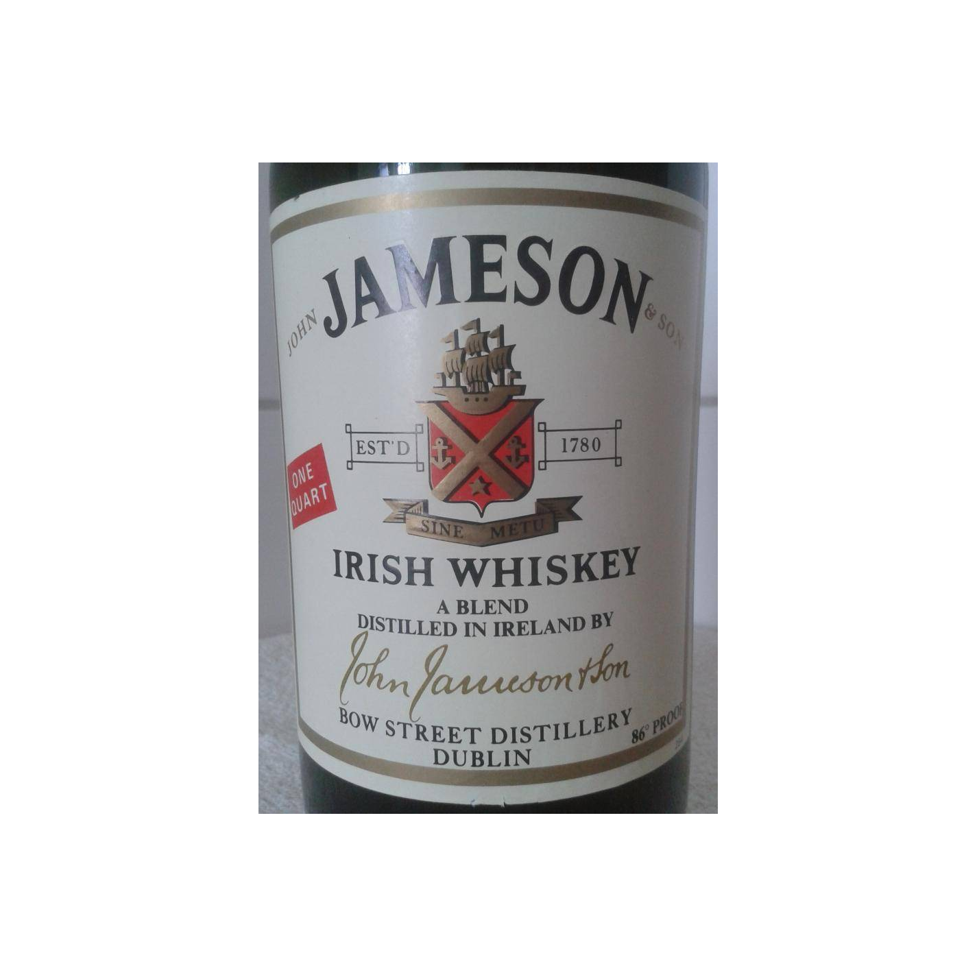 John Jameson & Son Irish Whiskey 2