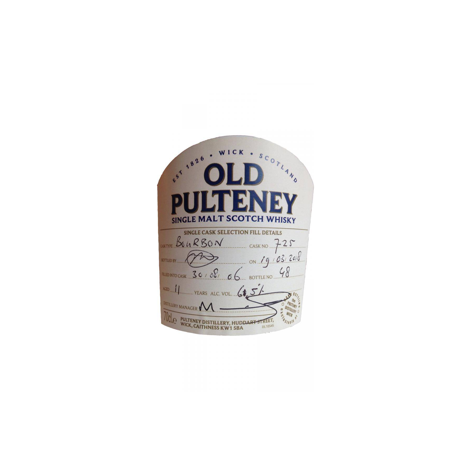 Old Pulteney 2006 11 Years Single Malt Whisky 2