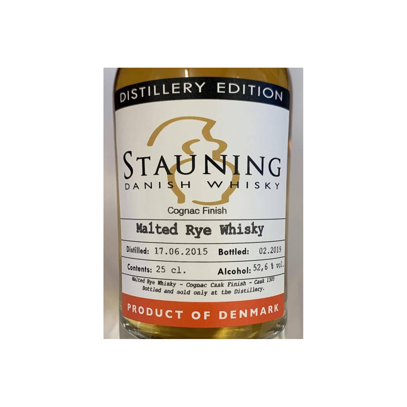 Stauning 2015 3 Years Rye Whisky 2