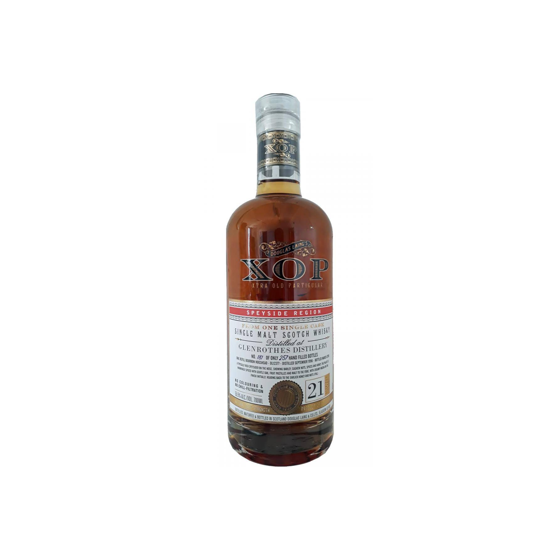 The Glenrothes 1996 21 Years Single Malt Whisky